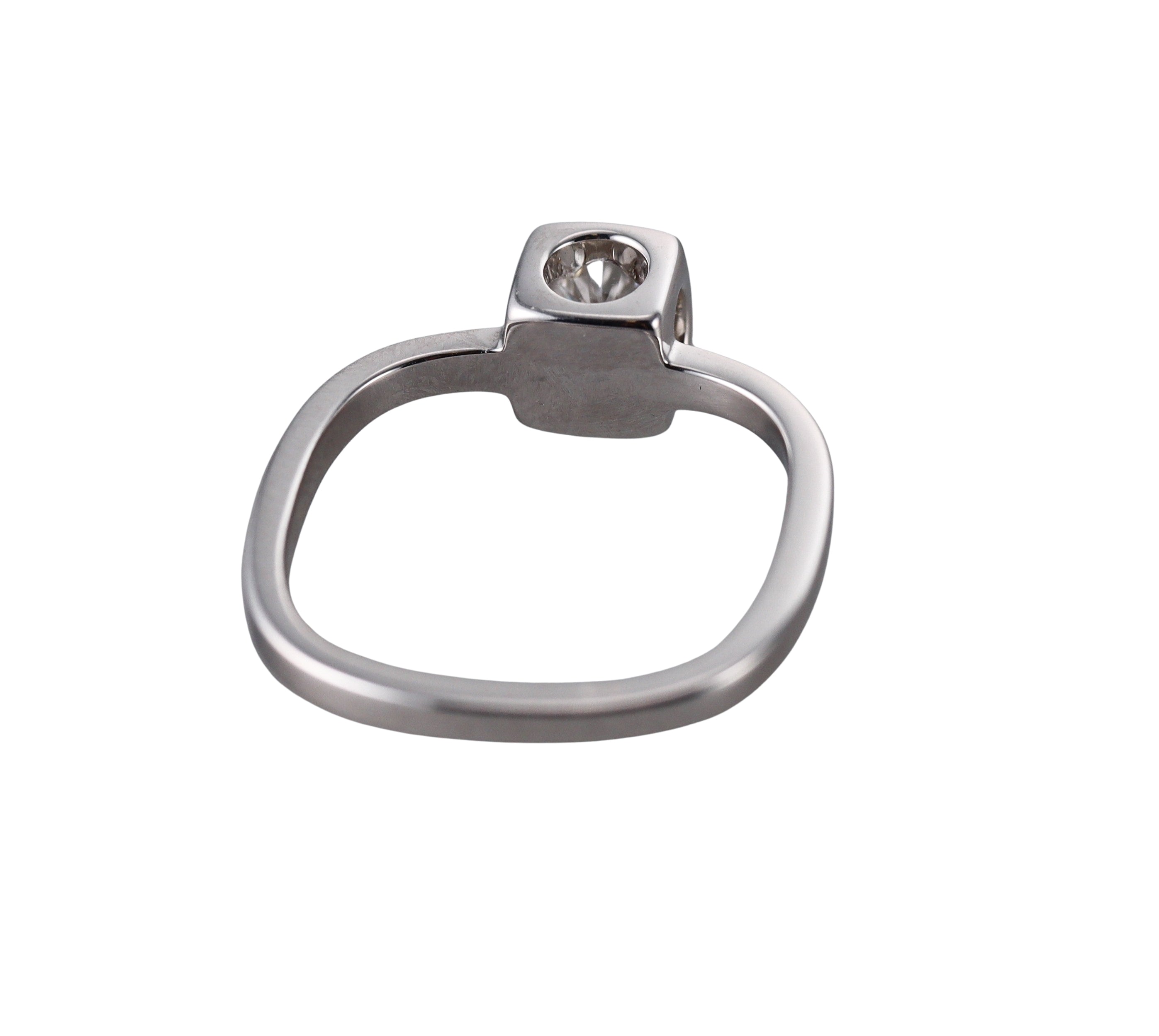 Dinh Van Le Cube Diamond White Gold Large Ring