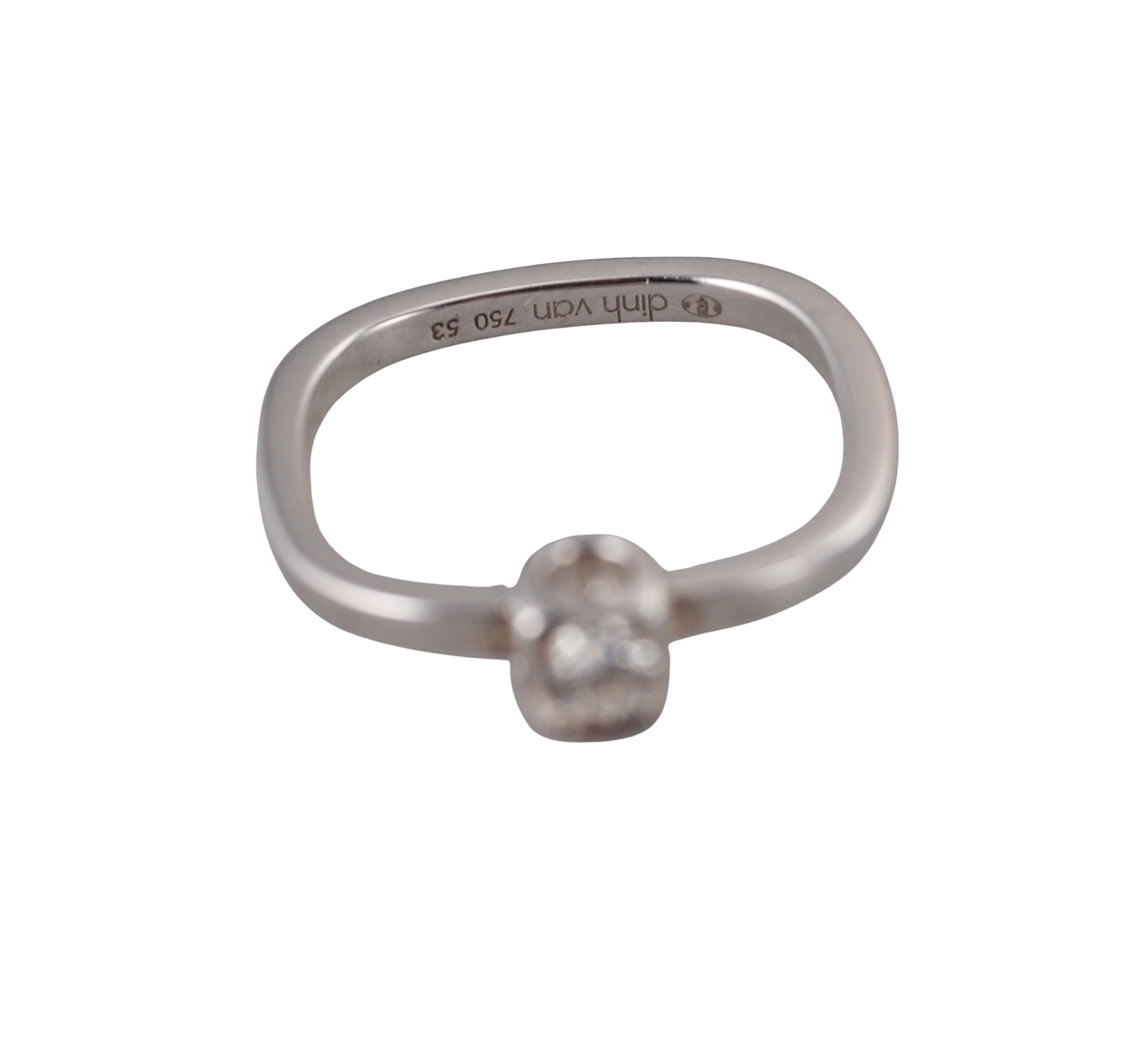 Dinh Van Le Cube Diamond White Gold Small Ring