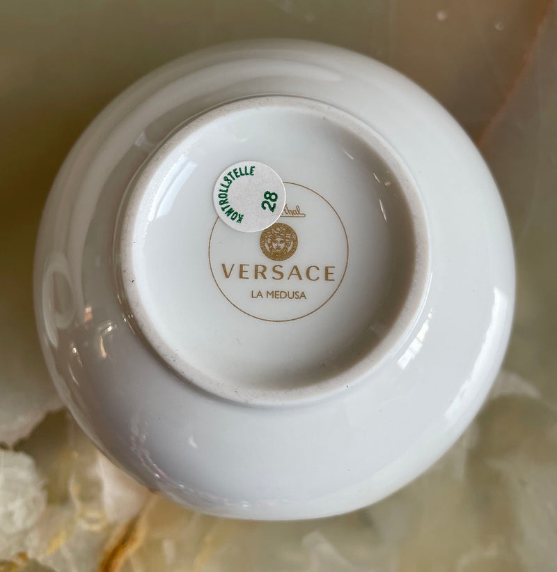 Versace by Rosenthal La Medusa White Sugar Bowl 102500