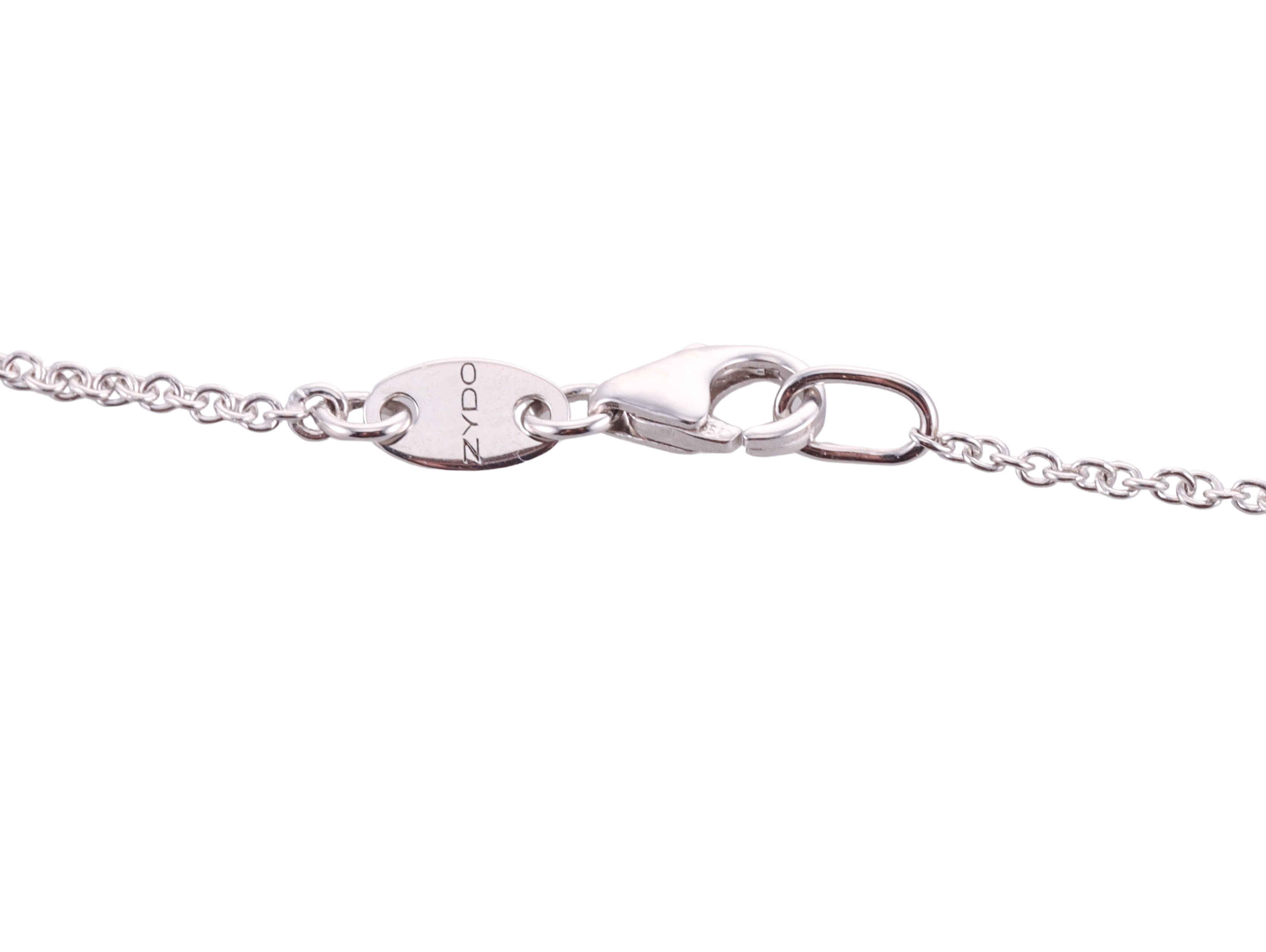 Zydo Diamond Pearl Gold Pendant Necklace