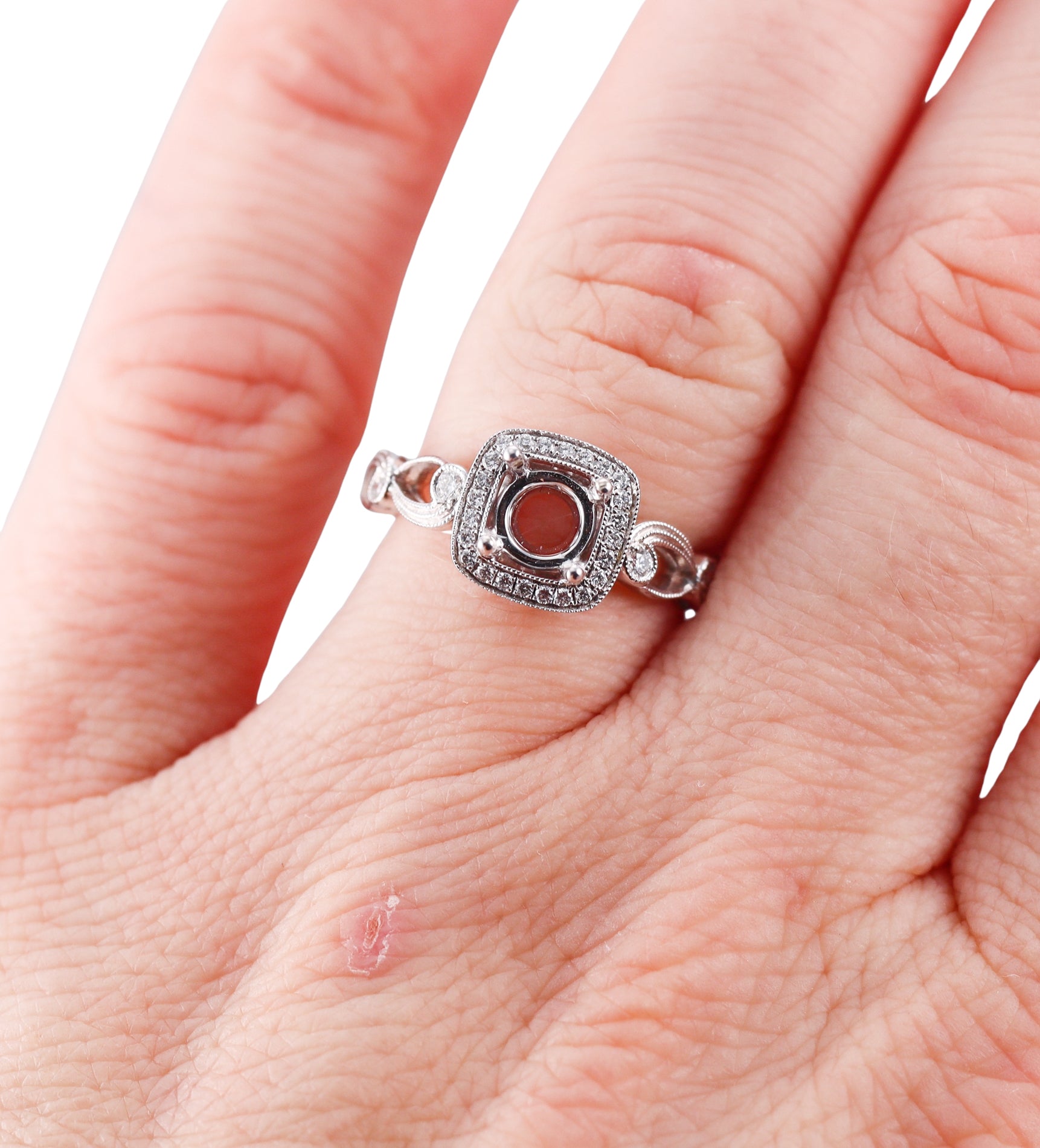 Simon G. Gold Engagement Ring Setting