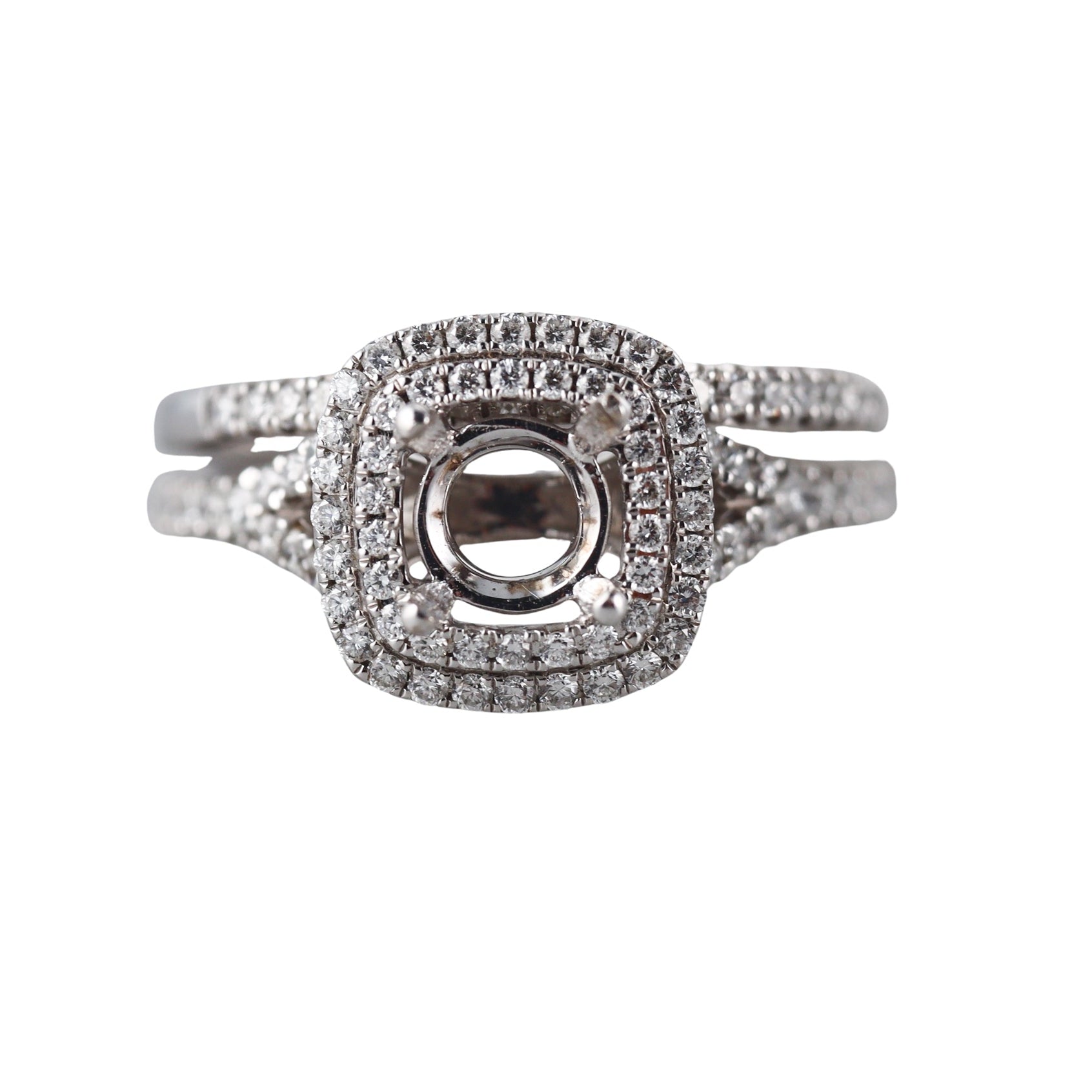 Simon G. Gold Engagement Ring Setting Set