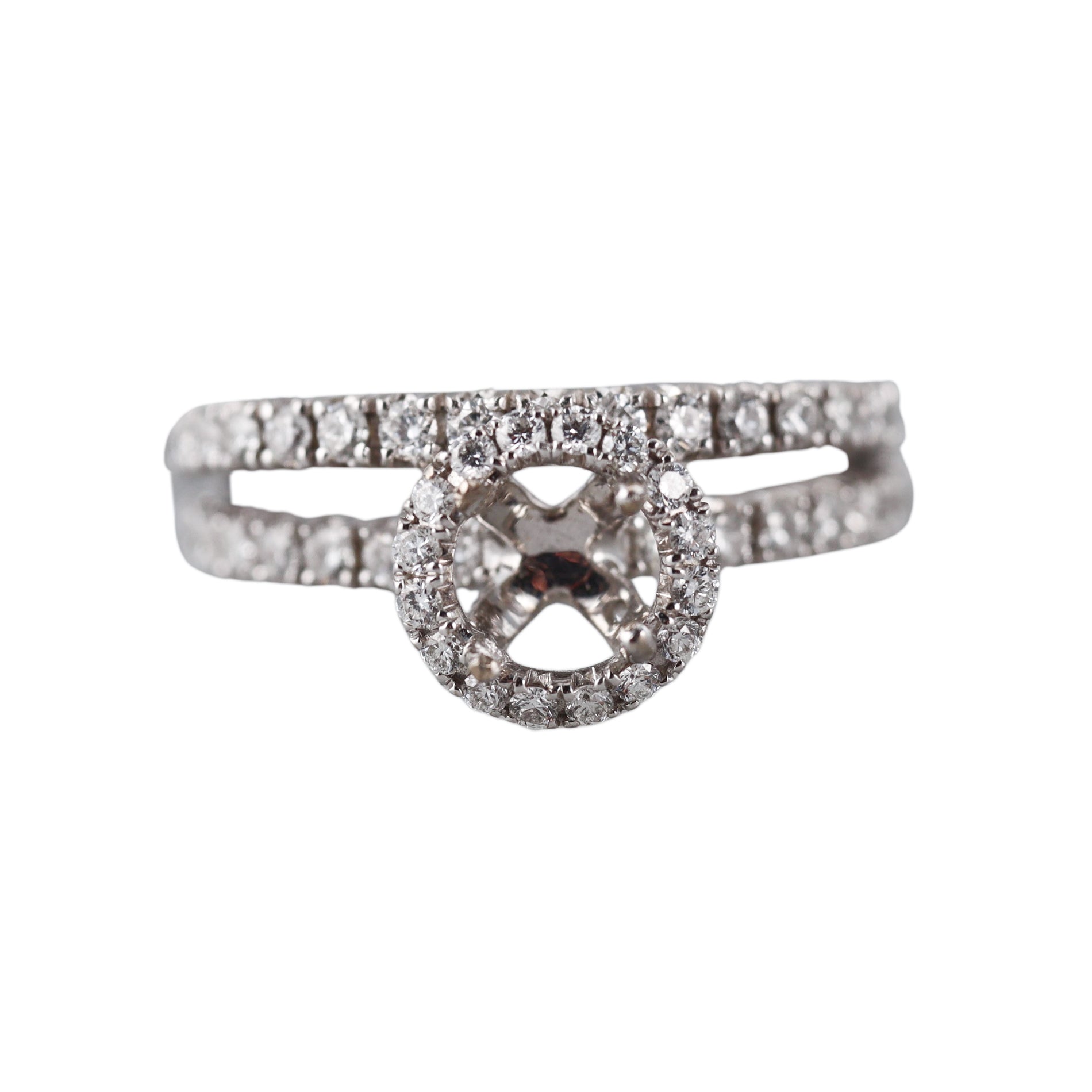 Simon G. Gold Engagement Ring Setting Set