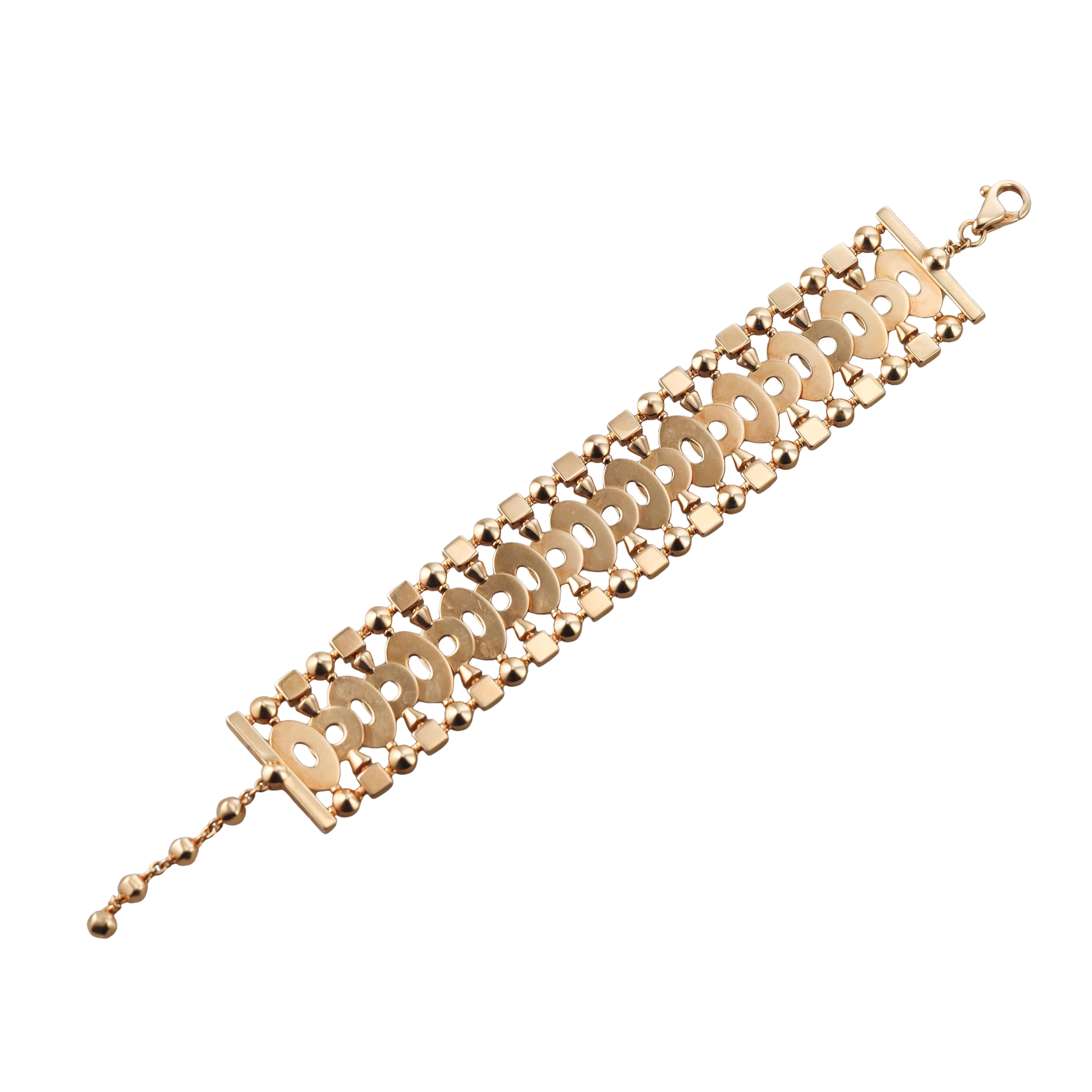 Bulgari Lucea Gold Wide Bracelet