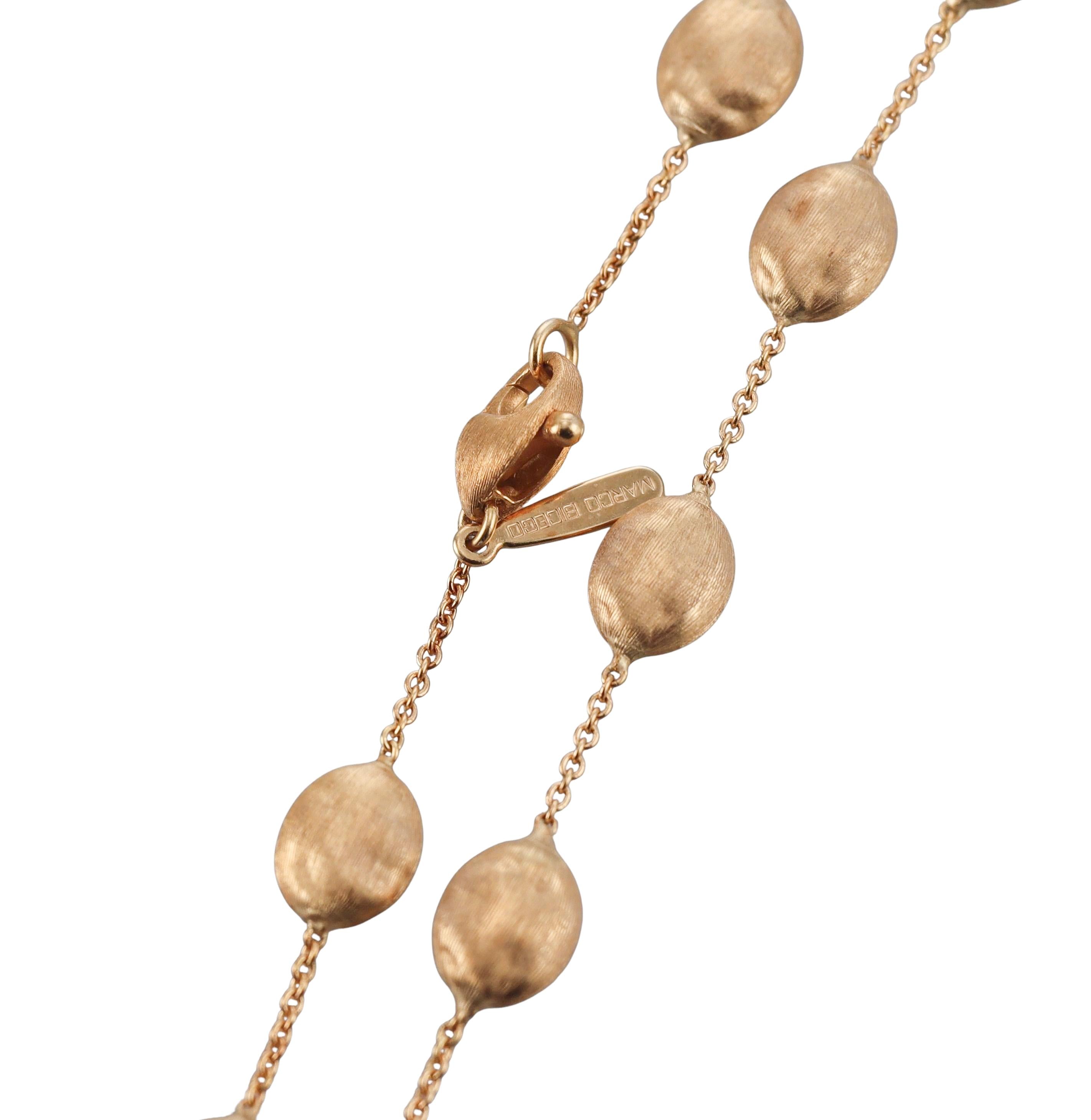 Marco Bicego Siviglia Gold Long Station Necklace
