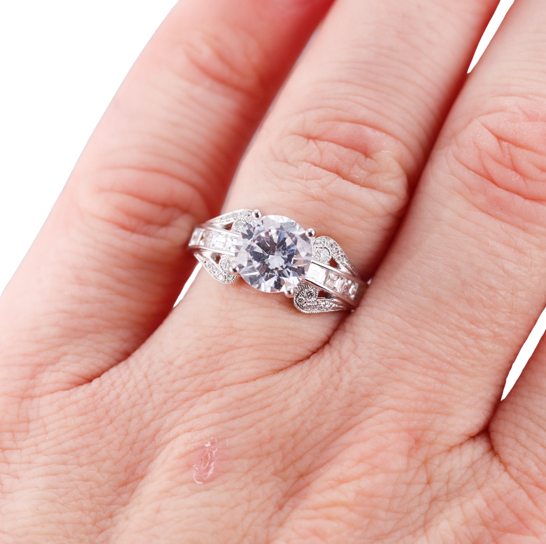 Simon G. Gold Engagement Ring