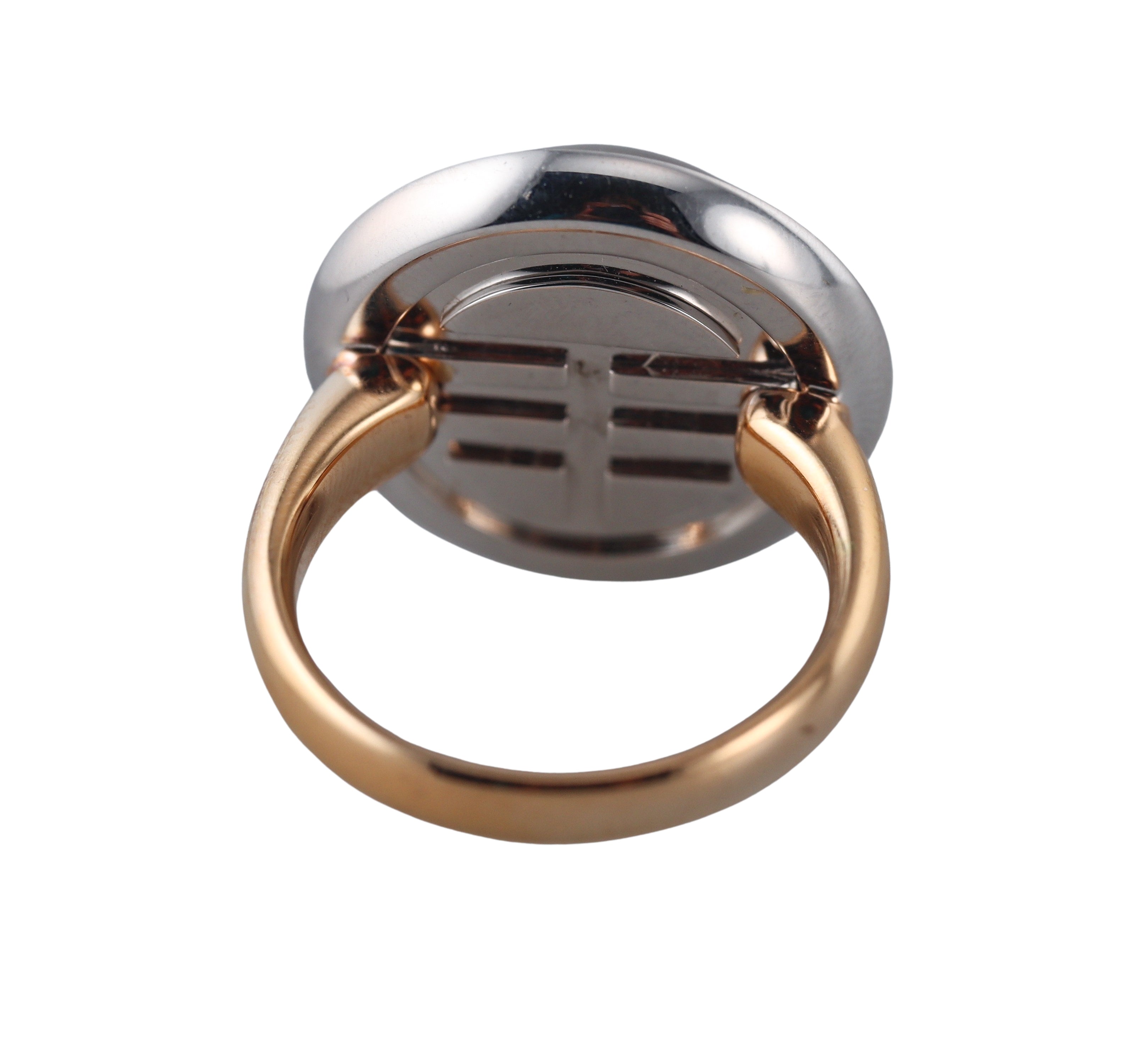 Mimi Milano Shan Teki Crystal Diamond 18k Gold Ring