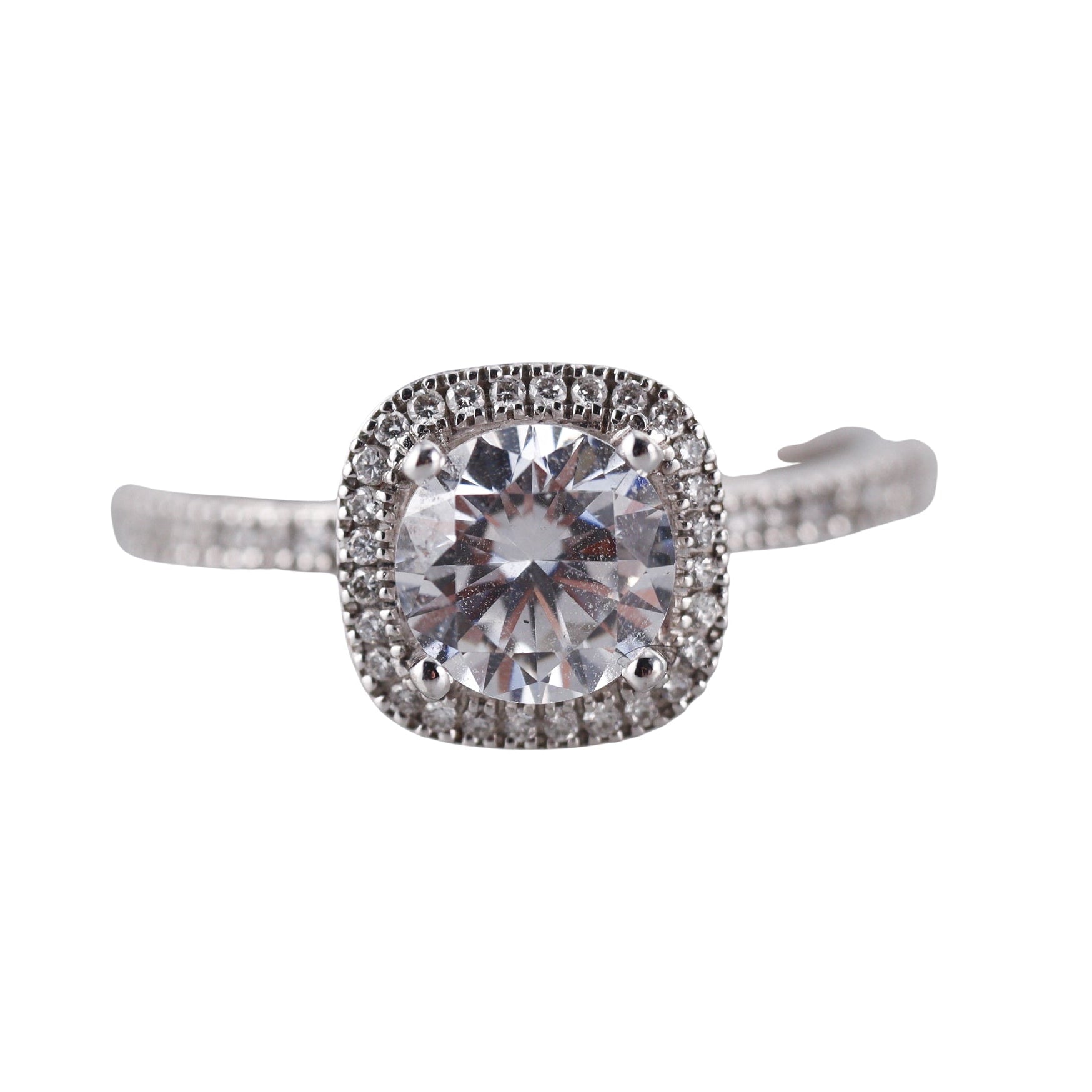 Simon G Gold Engagement Ring