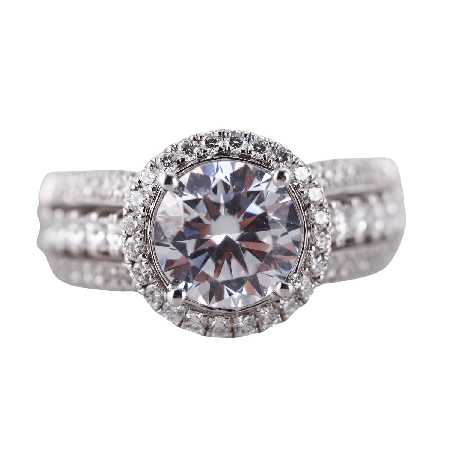 Simon G Gold Engagement Ring
