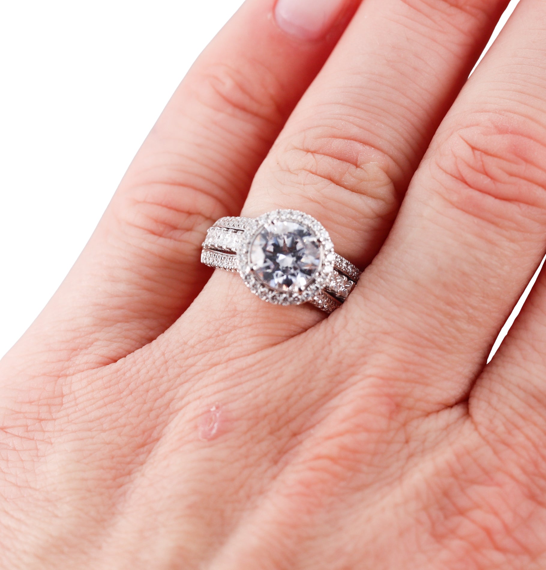 Simon G Gold Engagement Ring