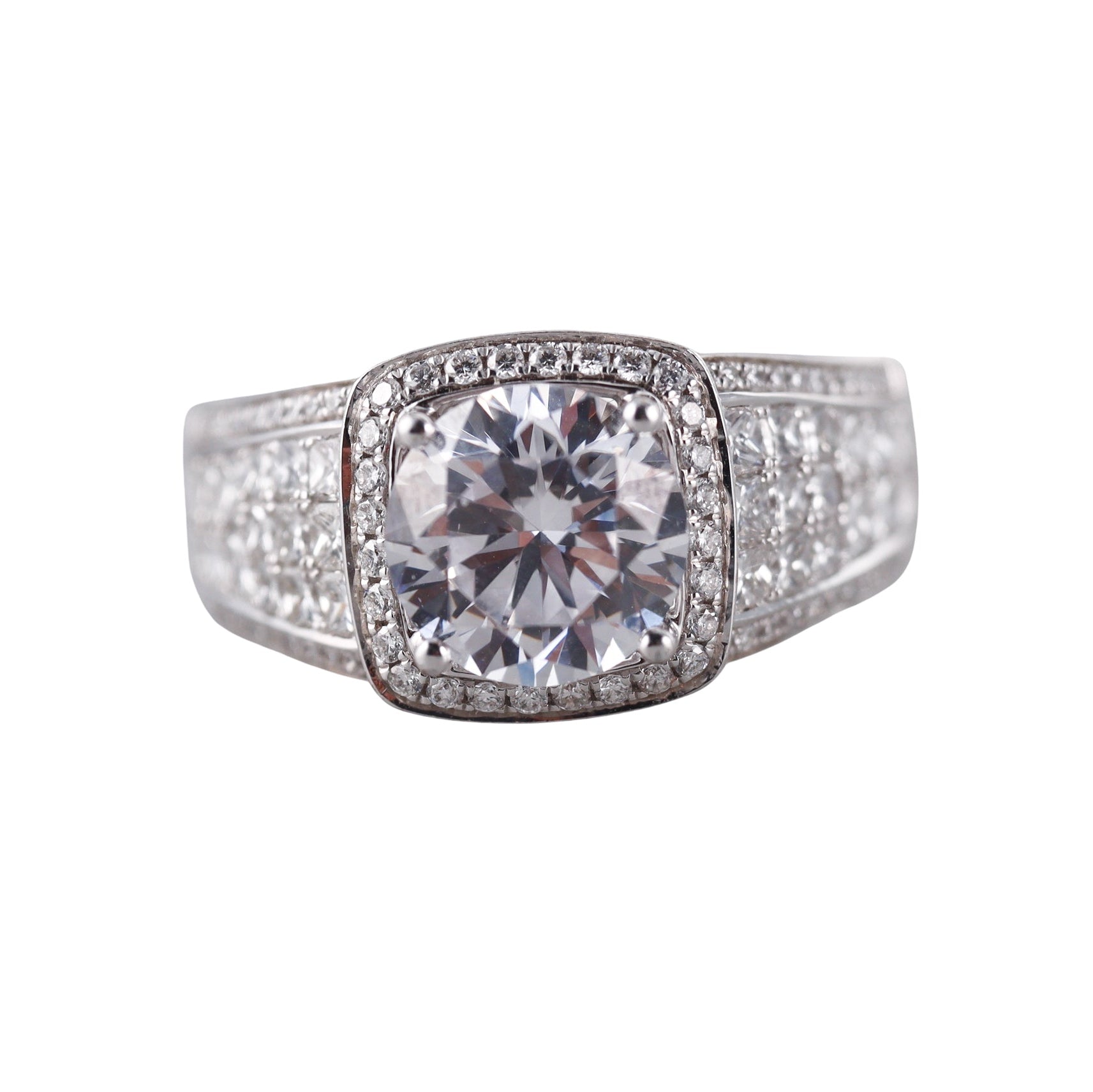 Simon G Gold Engagement Ring