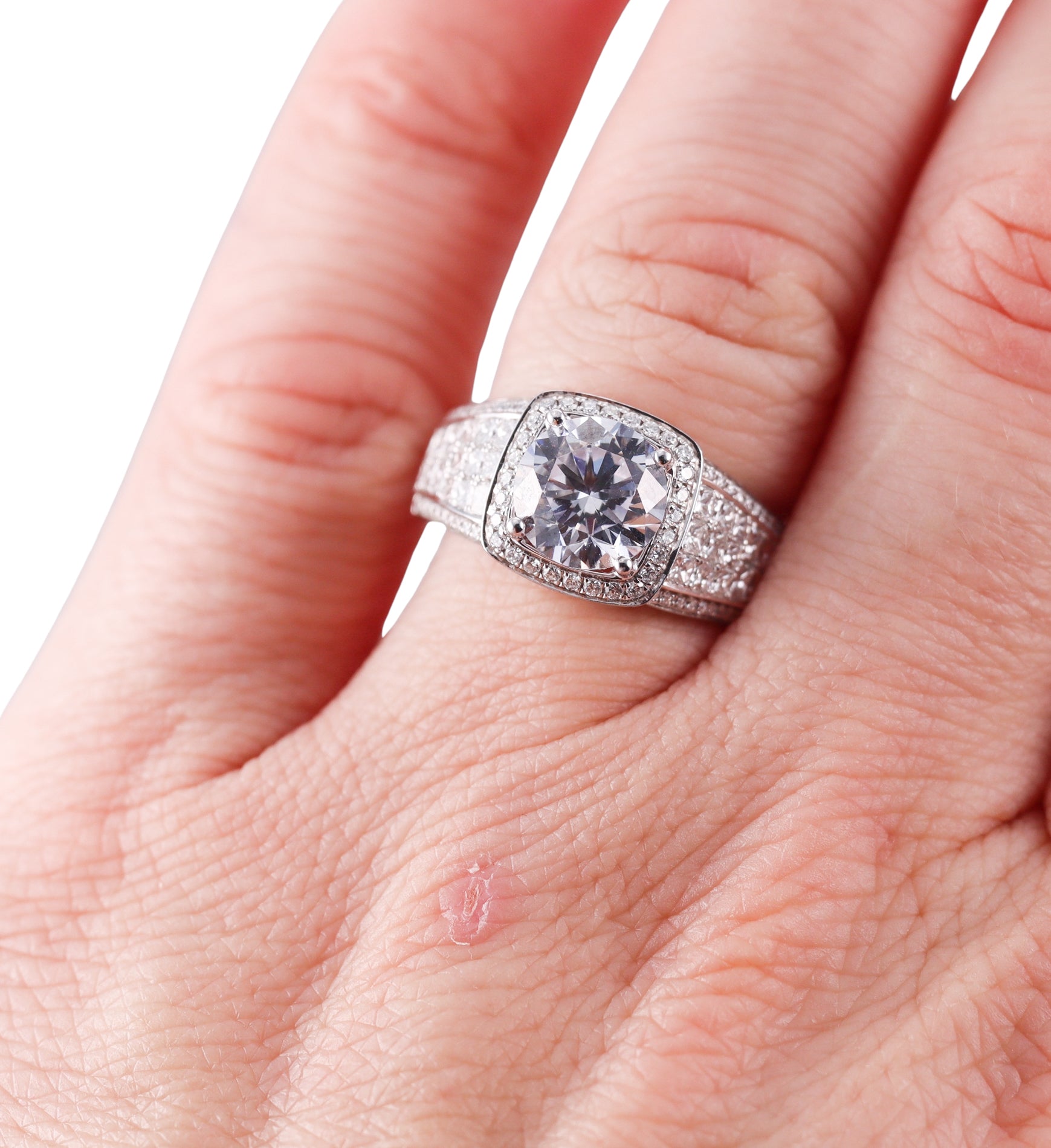 Simon G Gold Engagement Ring