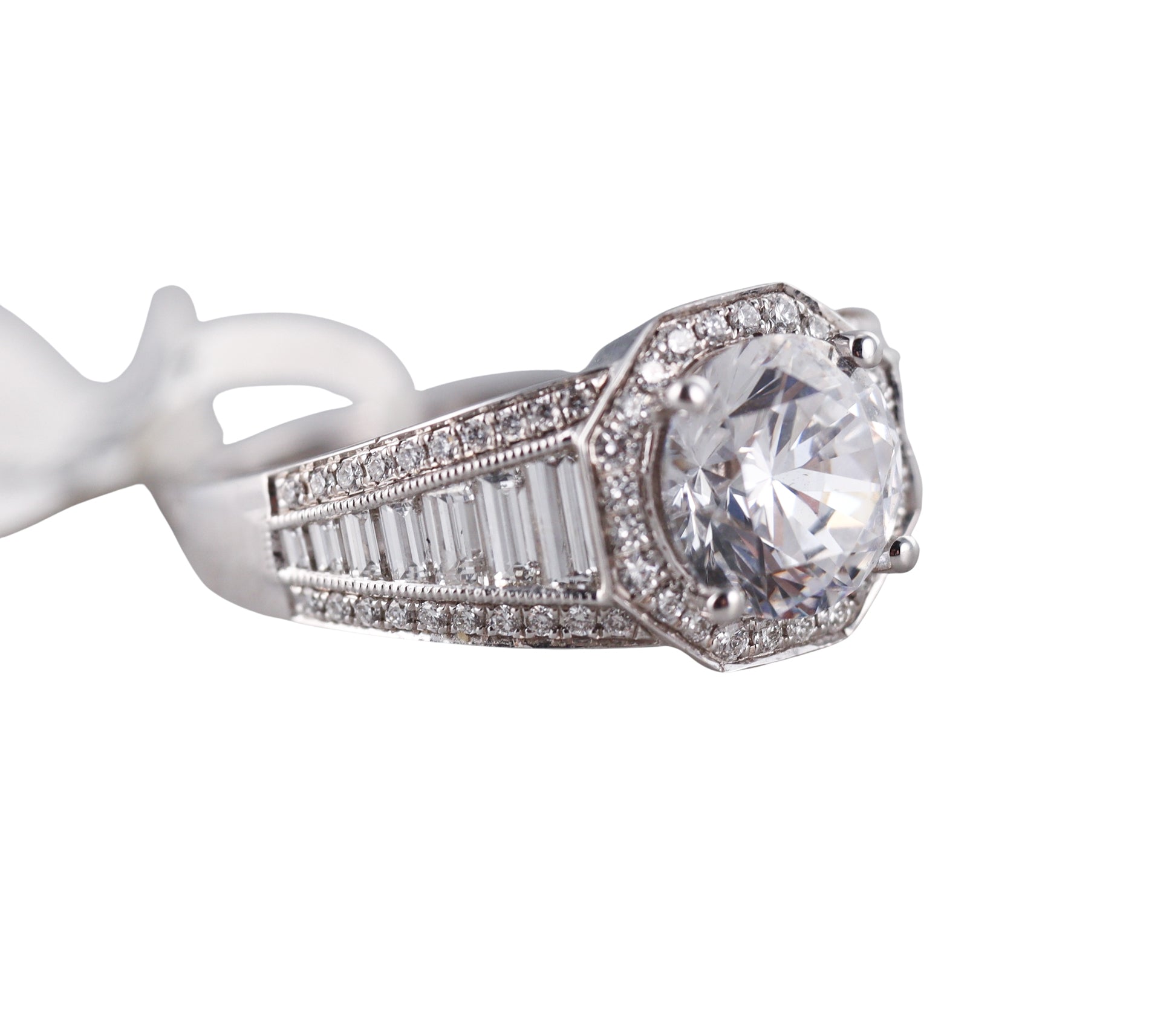 Simon G Gold Engagement Ring