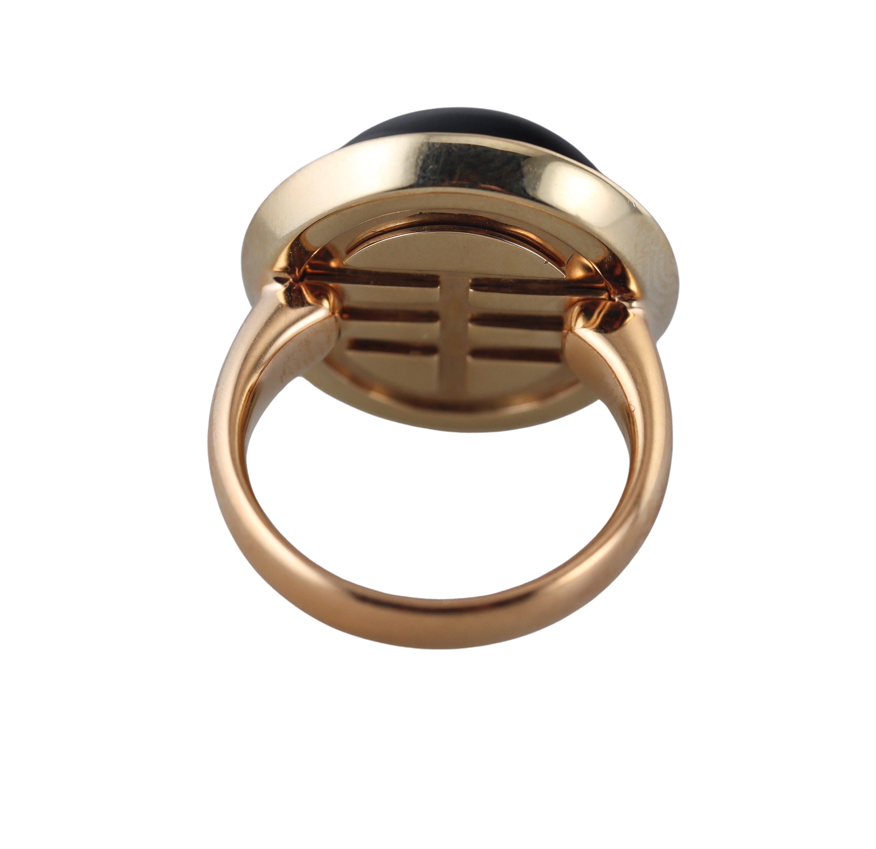 Mimi Milano Shan Teki Smokey Quartz Diamond 18k Gold Ring