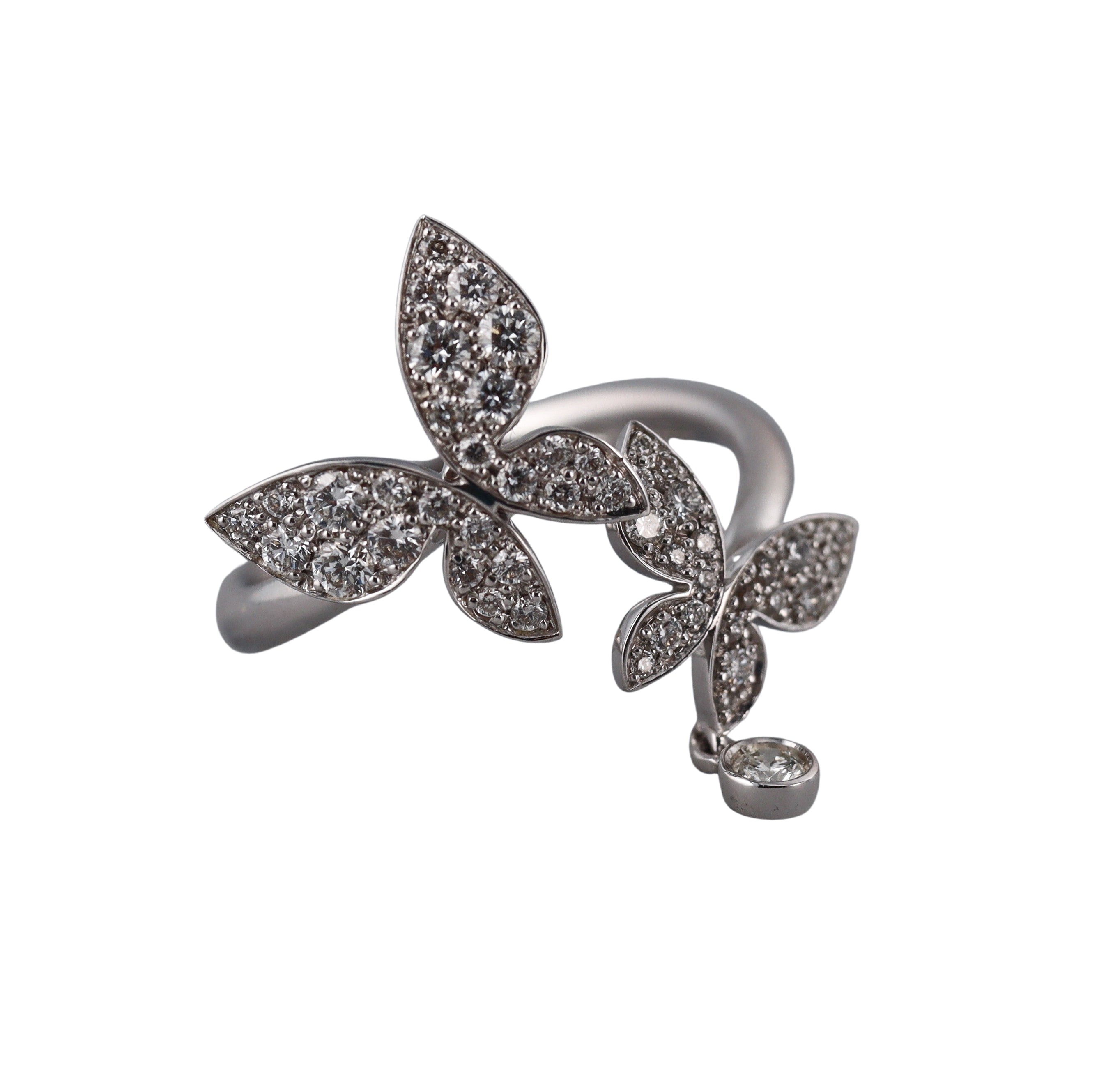 Mimi Milano Farfalla Diamond 18k Gold Butterfly Ring