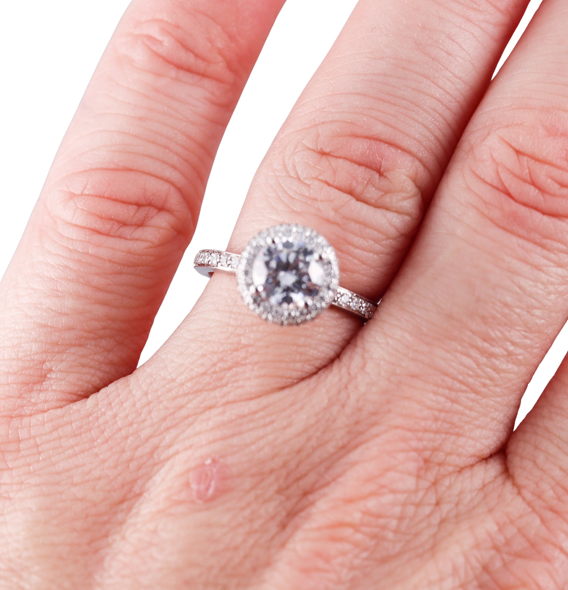 Simon G Gold Engagement Ring