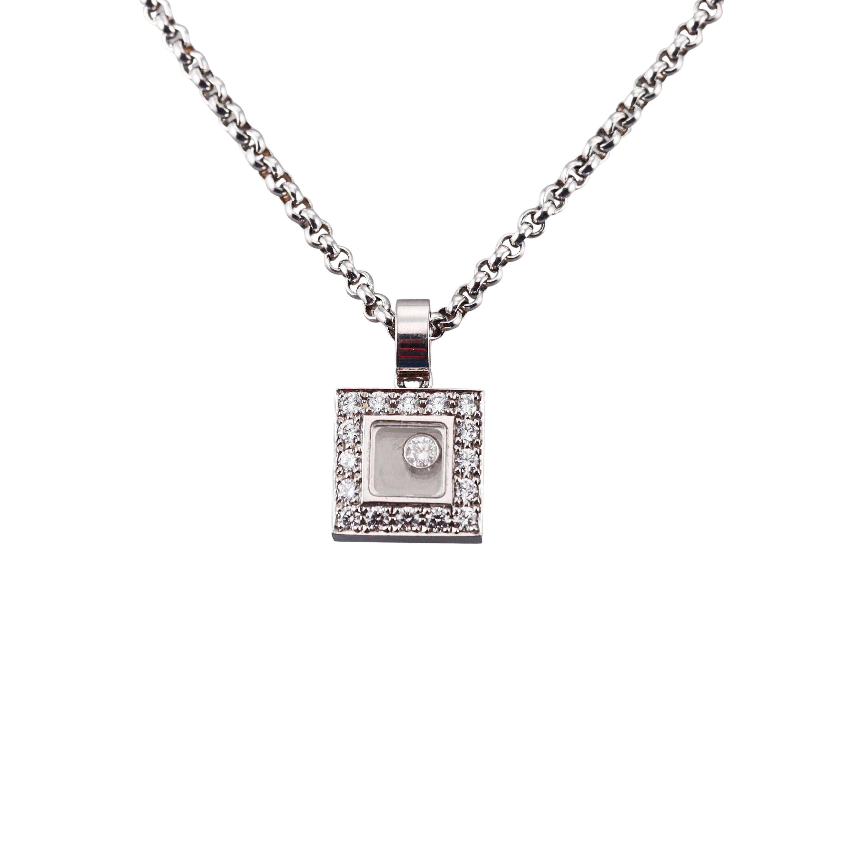 Chopard Happy Diamonds Gold Pendant Necklace 79/2896-20