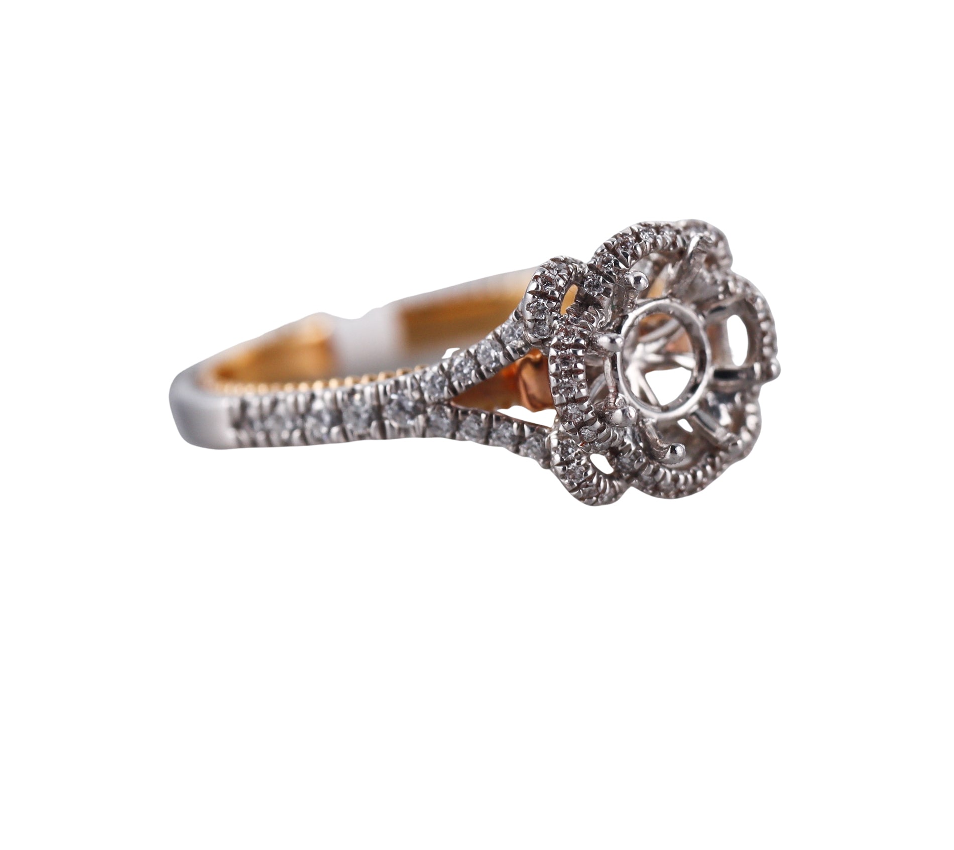 Verragio Gold Engagement Ring Setting