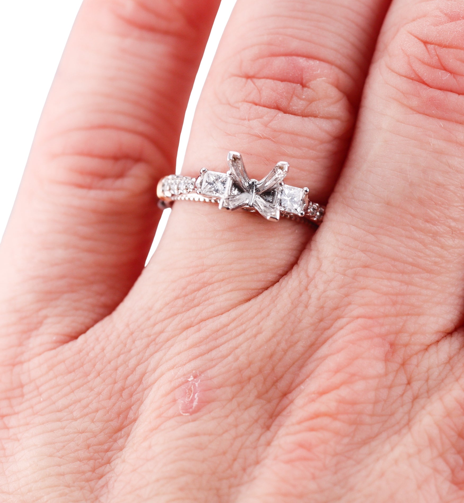 Verragio Gold Engagement Ring Setting