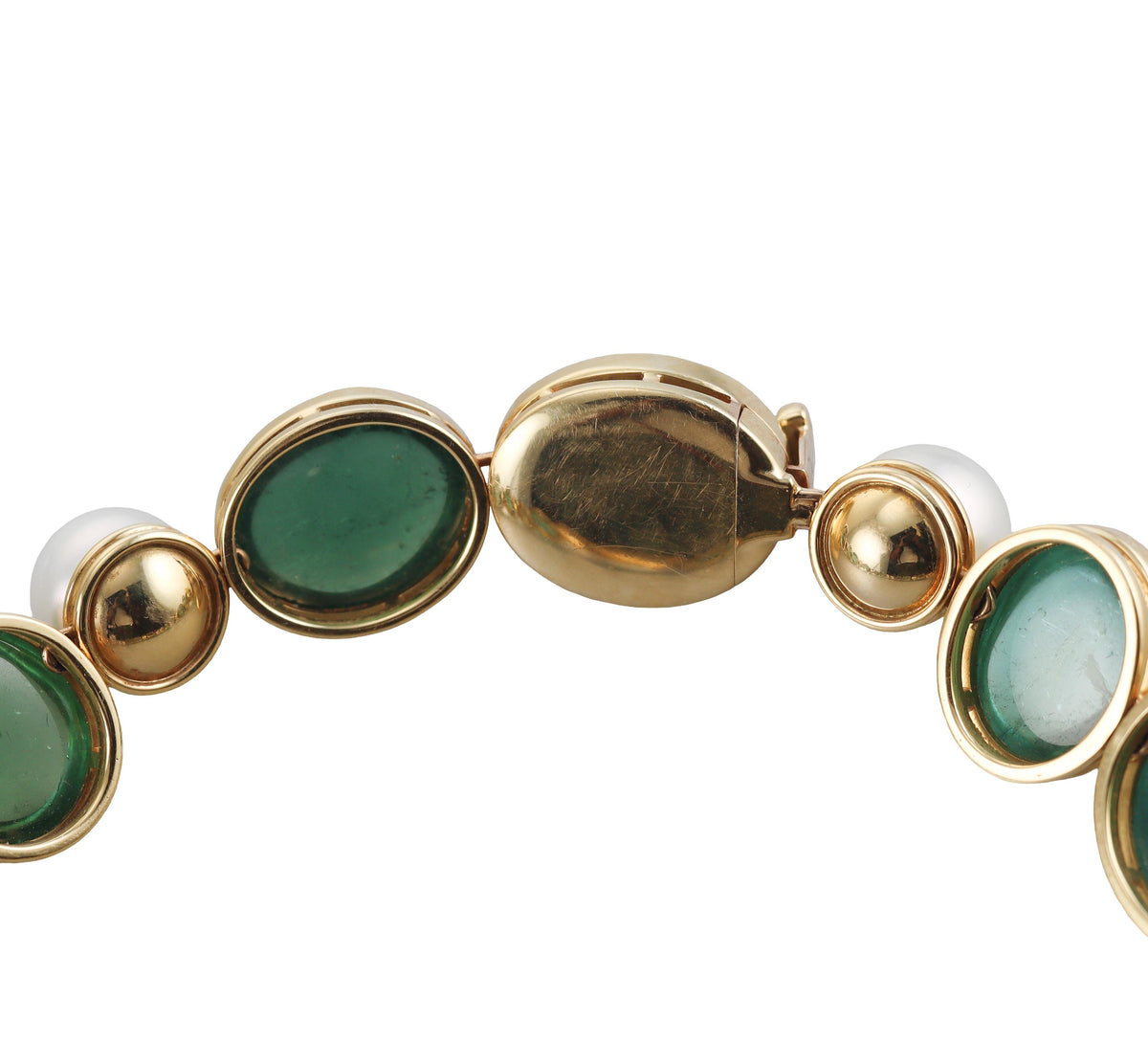 Leo de Vroomen Aquamarine Pearl Gold Necklace Earrings Bracelet Suite
