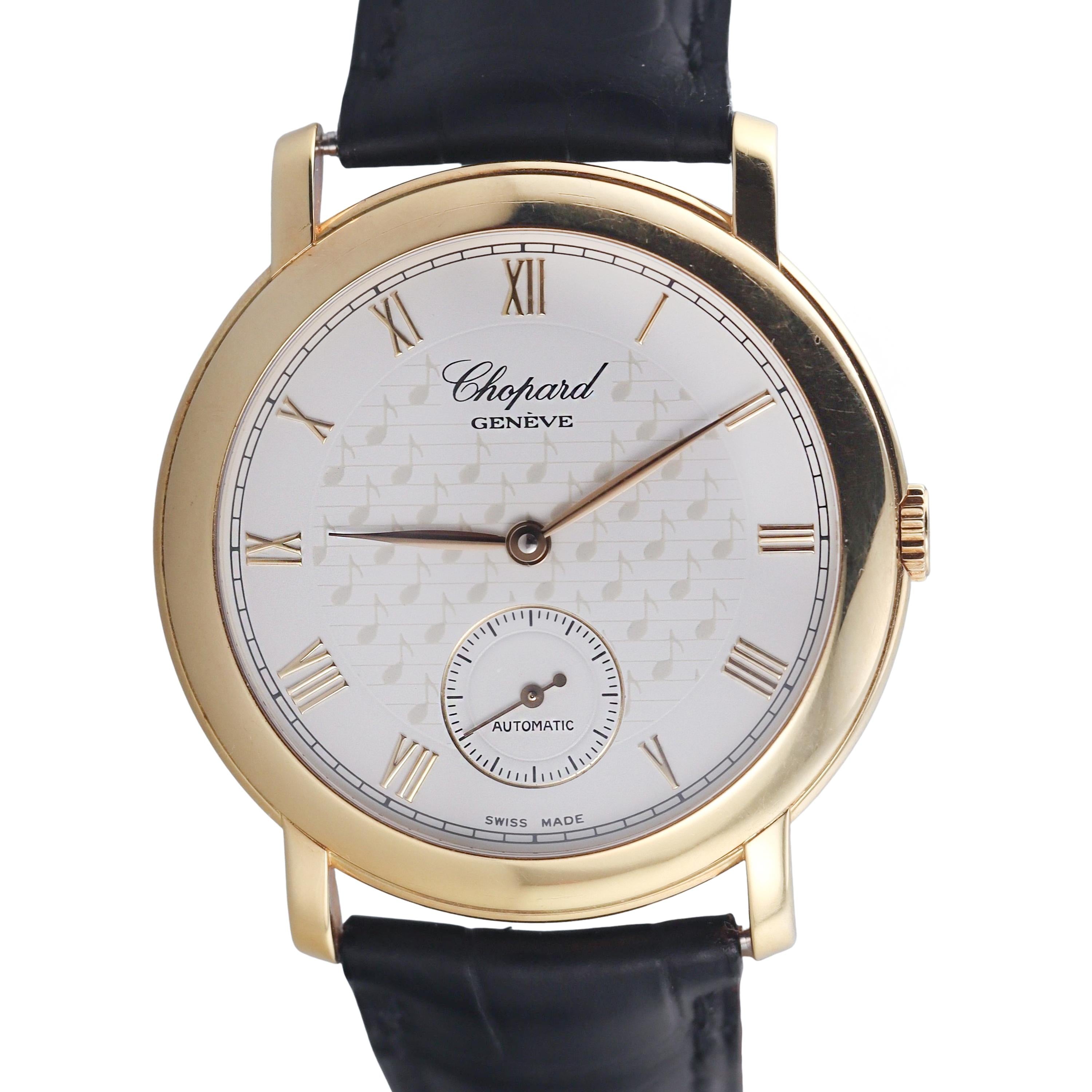 Chopard Jose Carreras Gold Automatic Watch