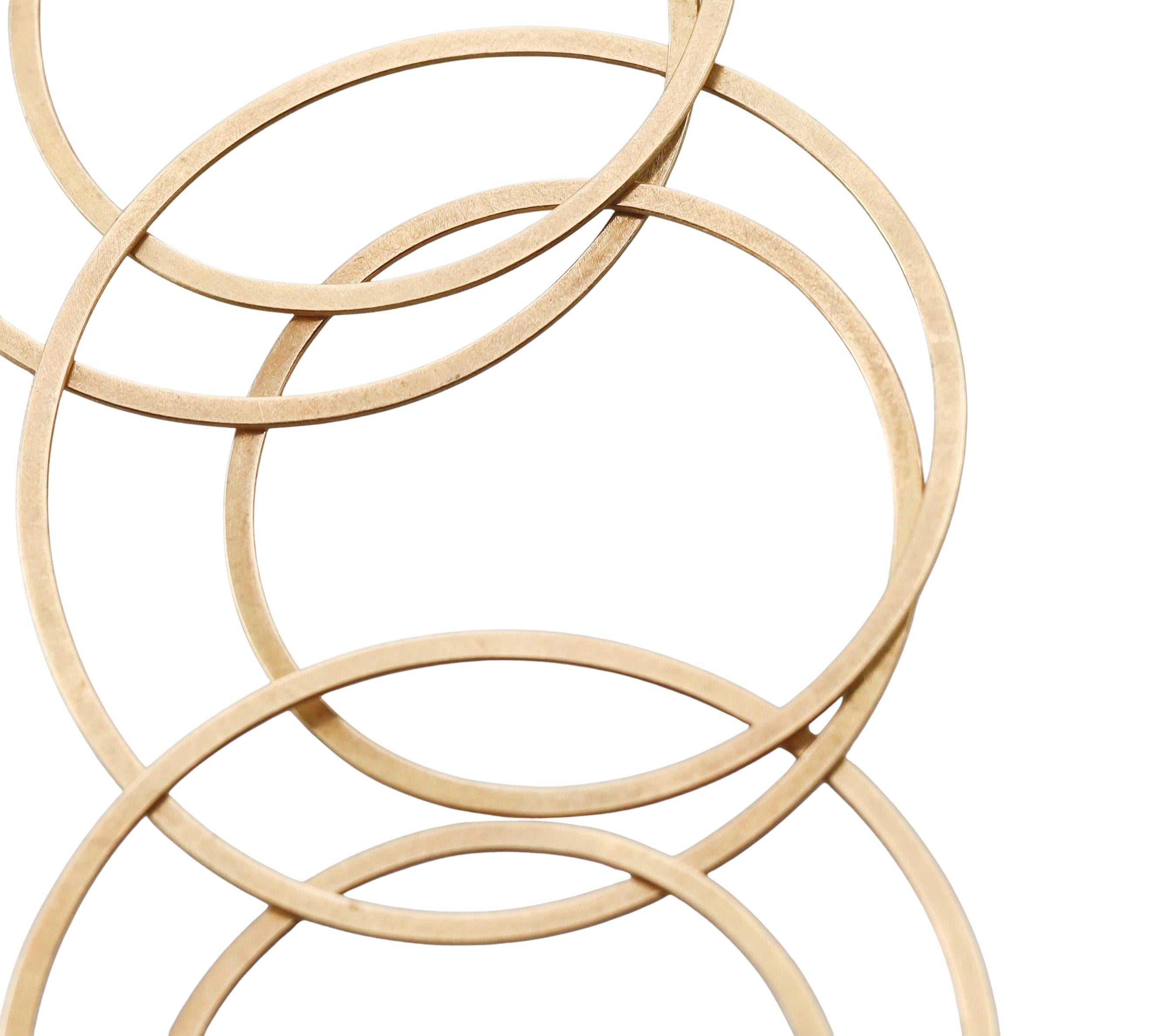 Niessing Modernist Gold Circle Link Necklace