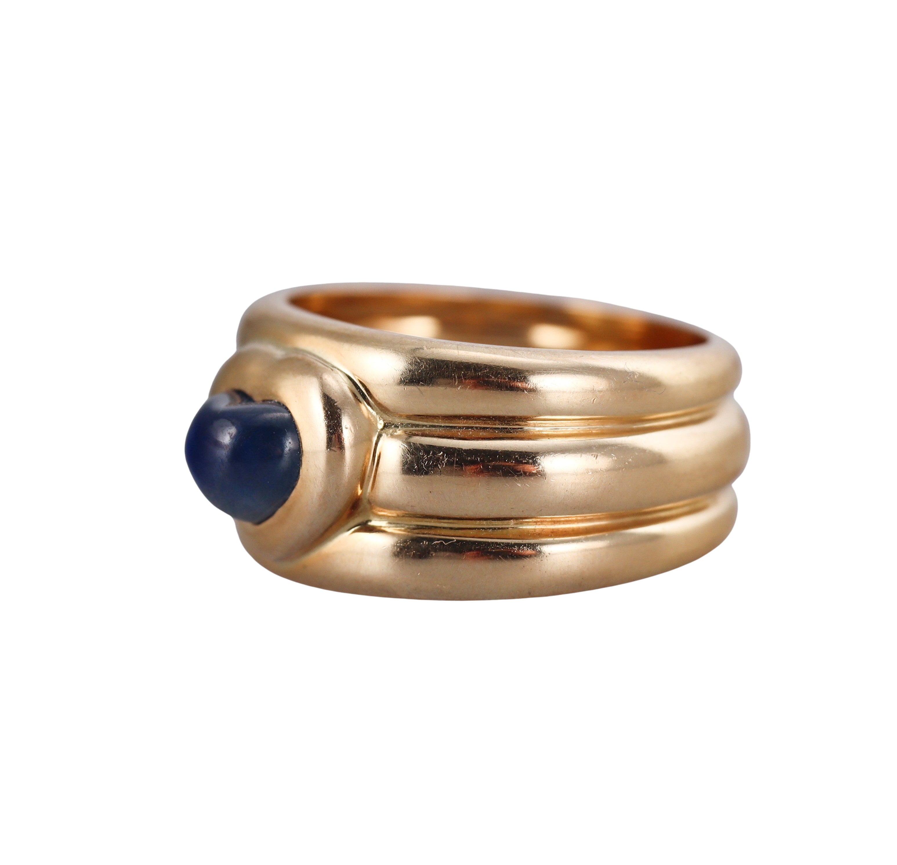 Chopard Heart Sapphire Gold Band Ring