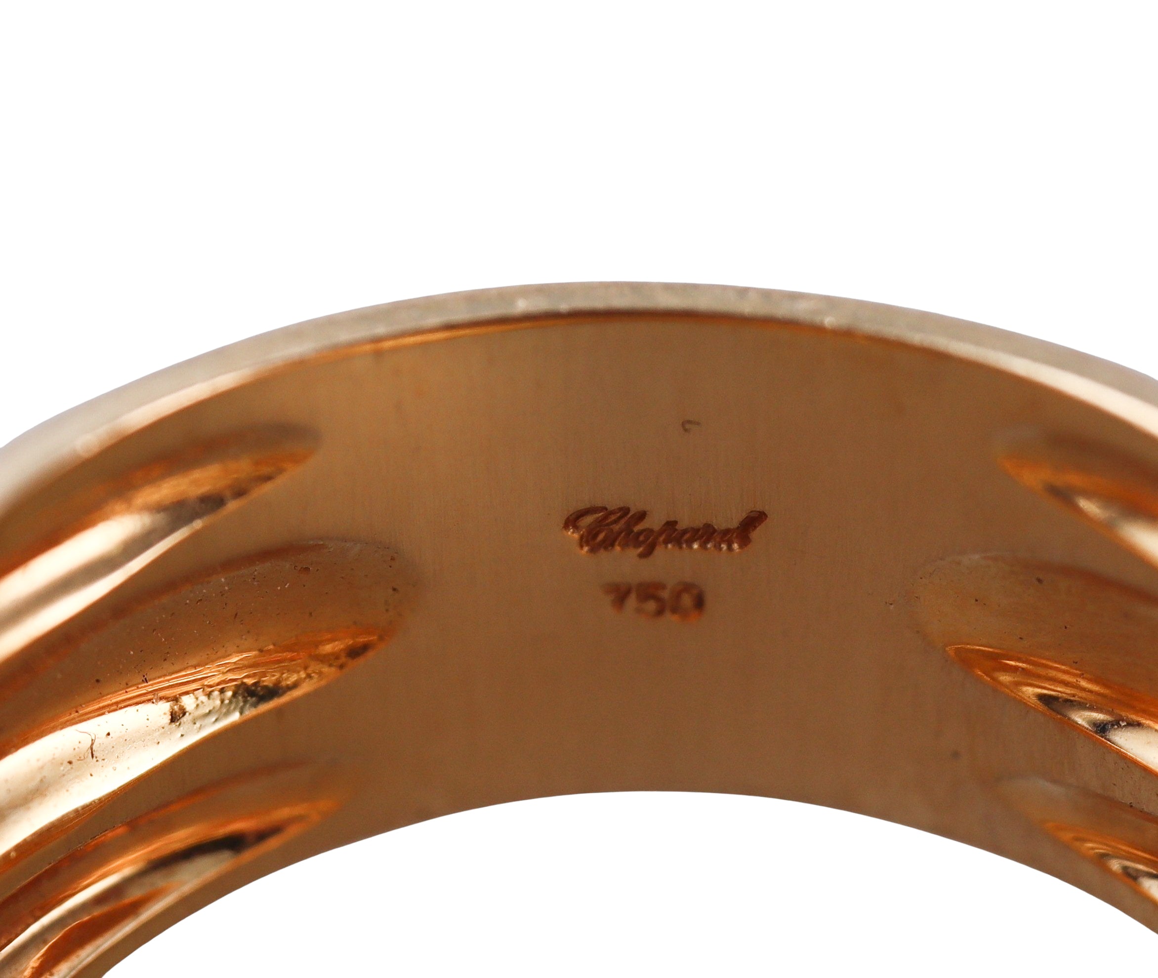 Chopard Heart Sapphire Gold Band Ring