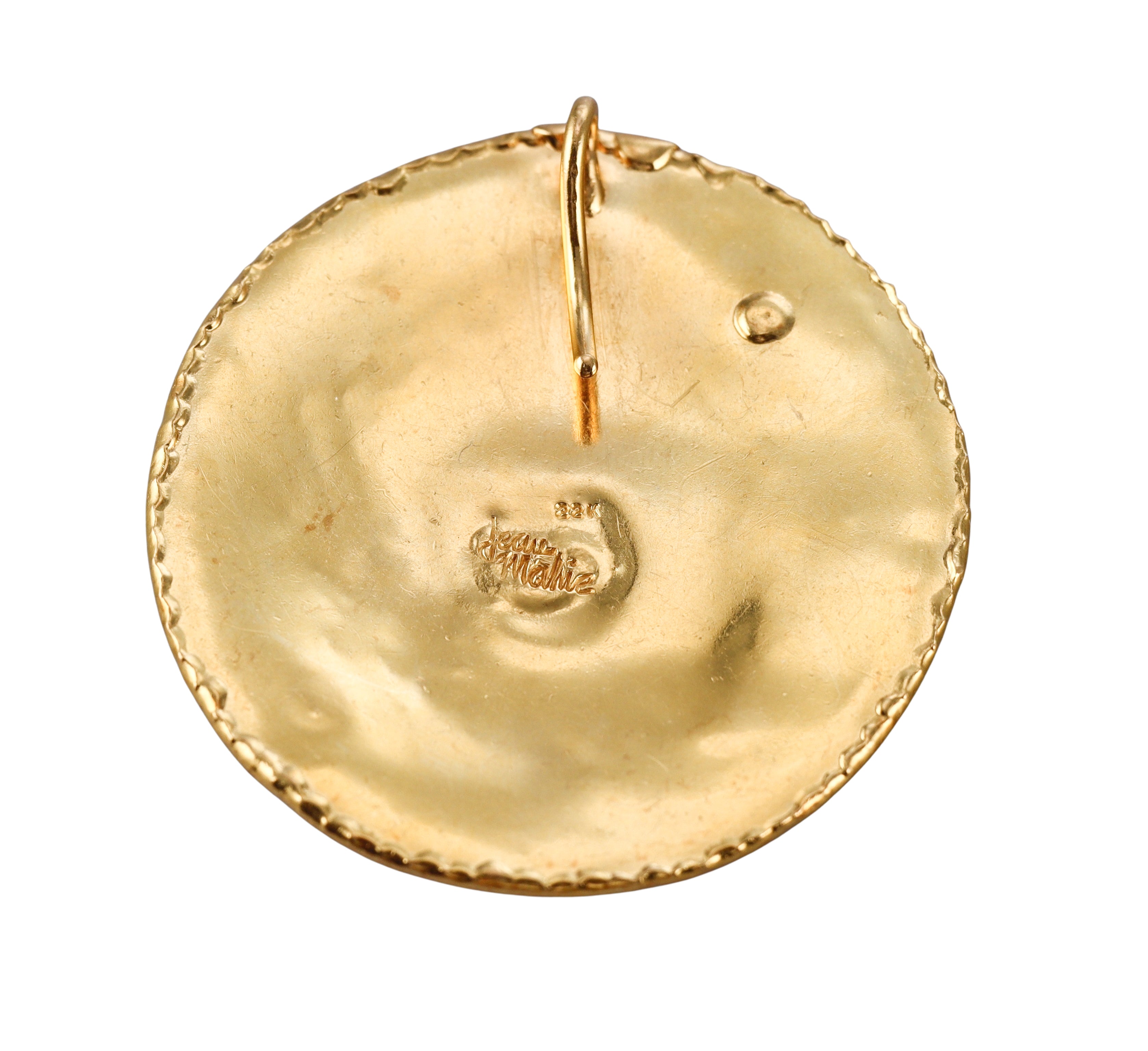 Jean Mahie Gold Circle Pendant