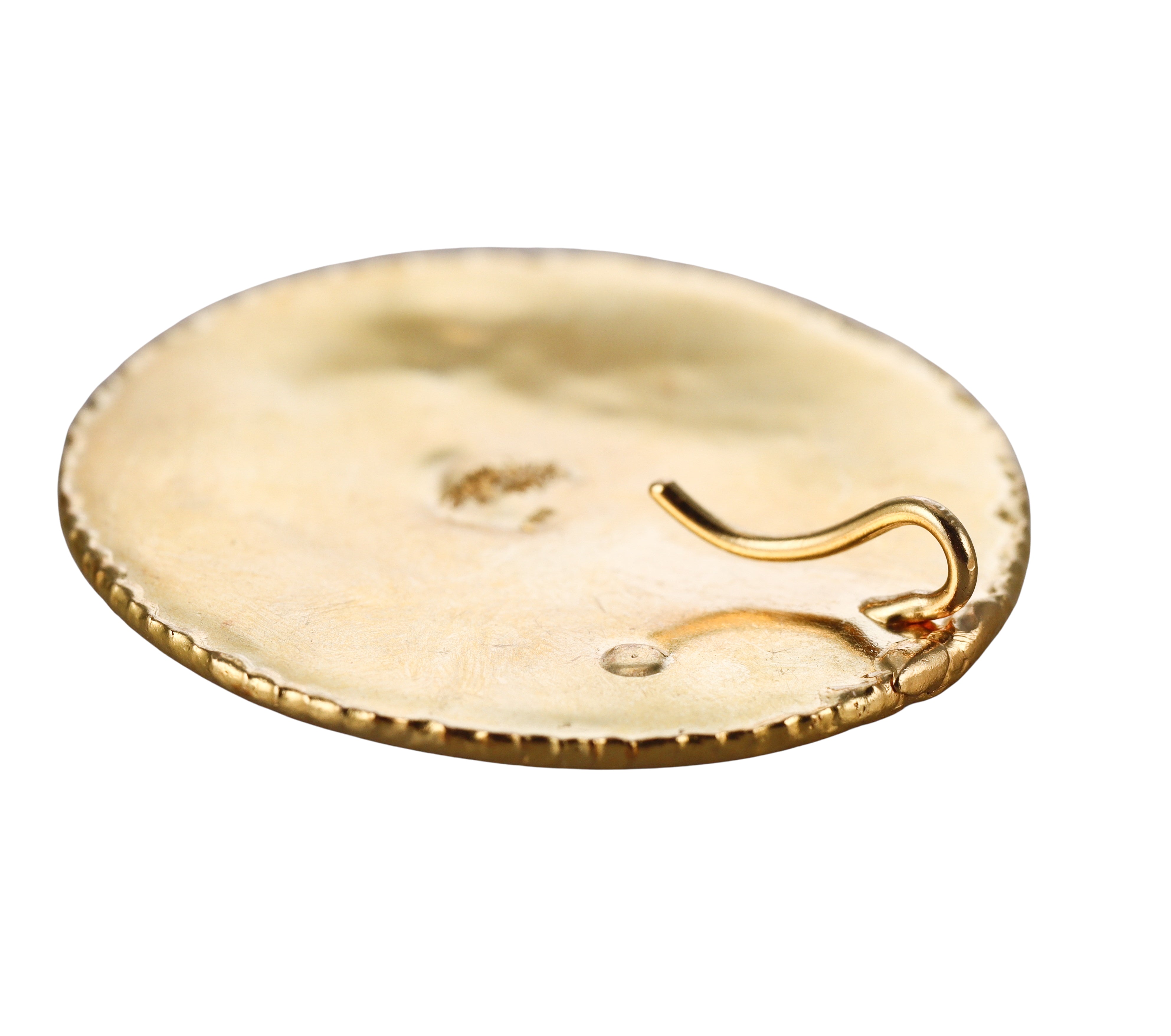 Jean Mahie Gold Circle Pendant