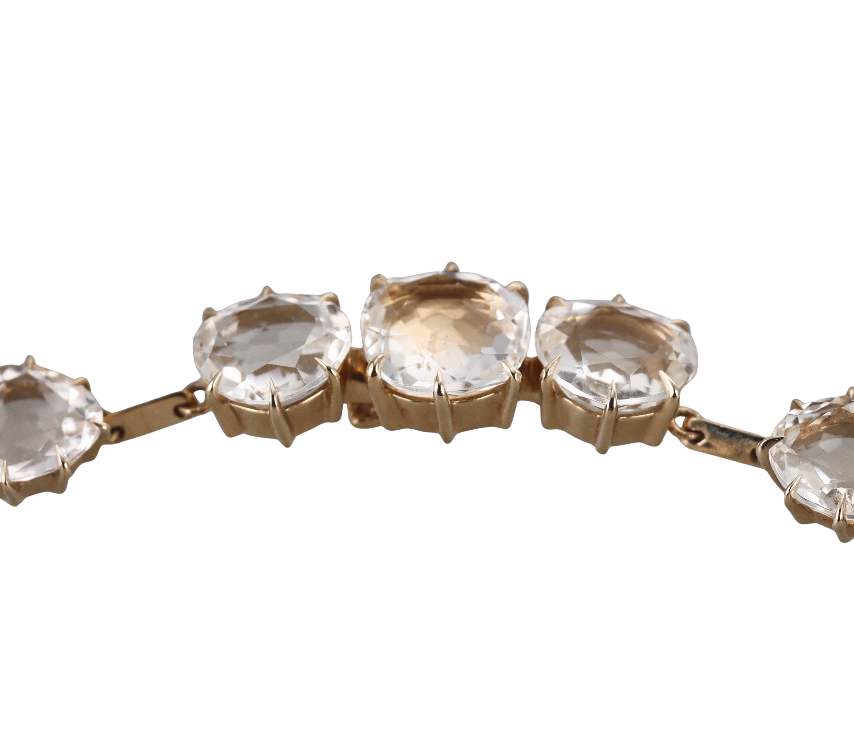 H. Stern Moonlight Noble Gold Crystal Diamond Necklace