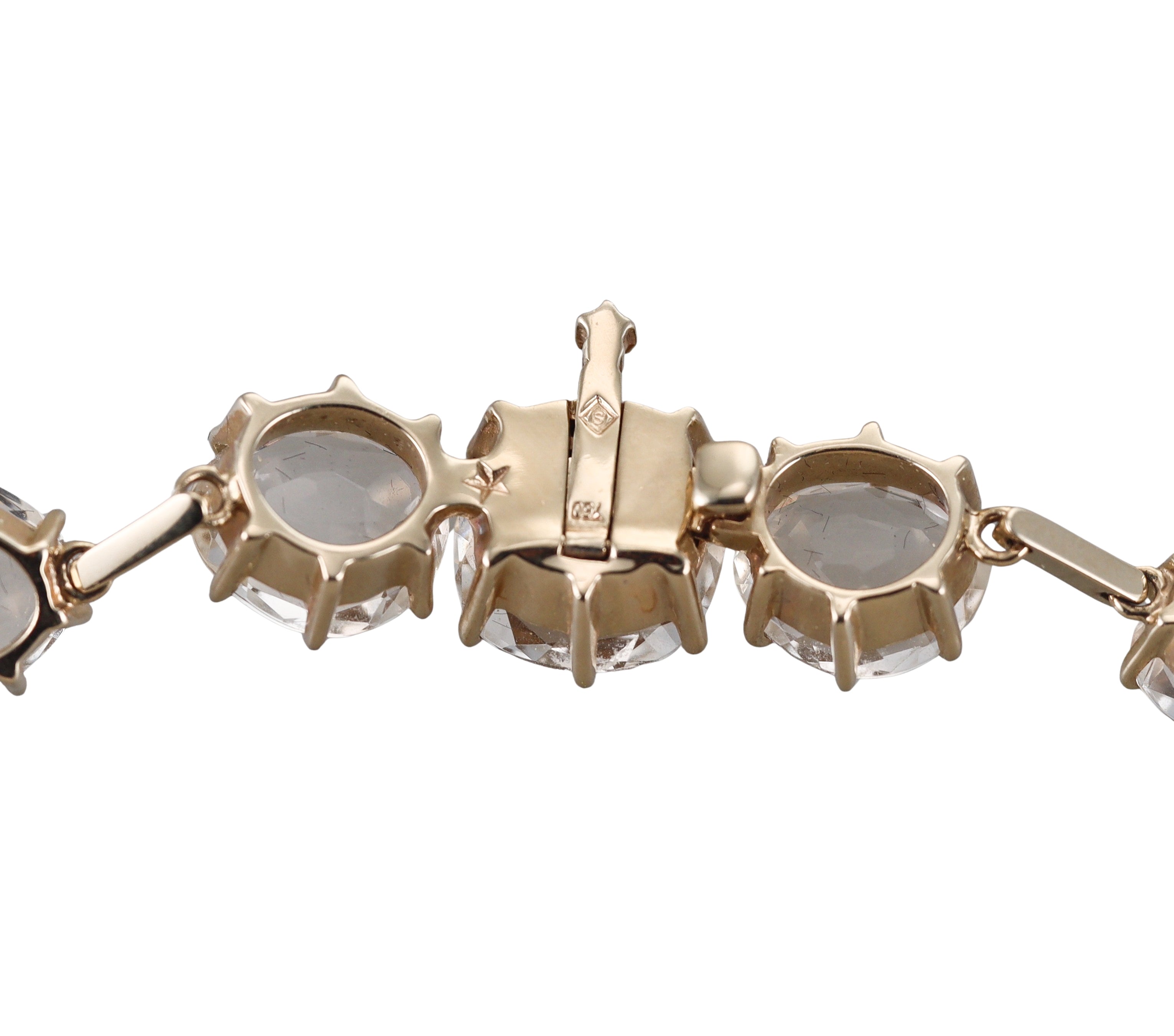 H. Stern Moonlight Noble Gold Crystal Diamond Necklace