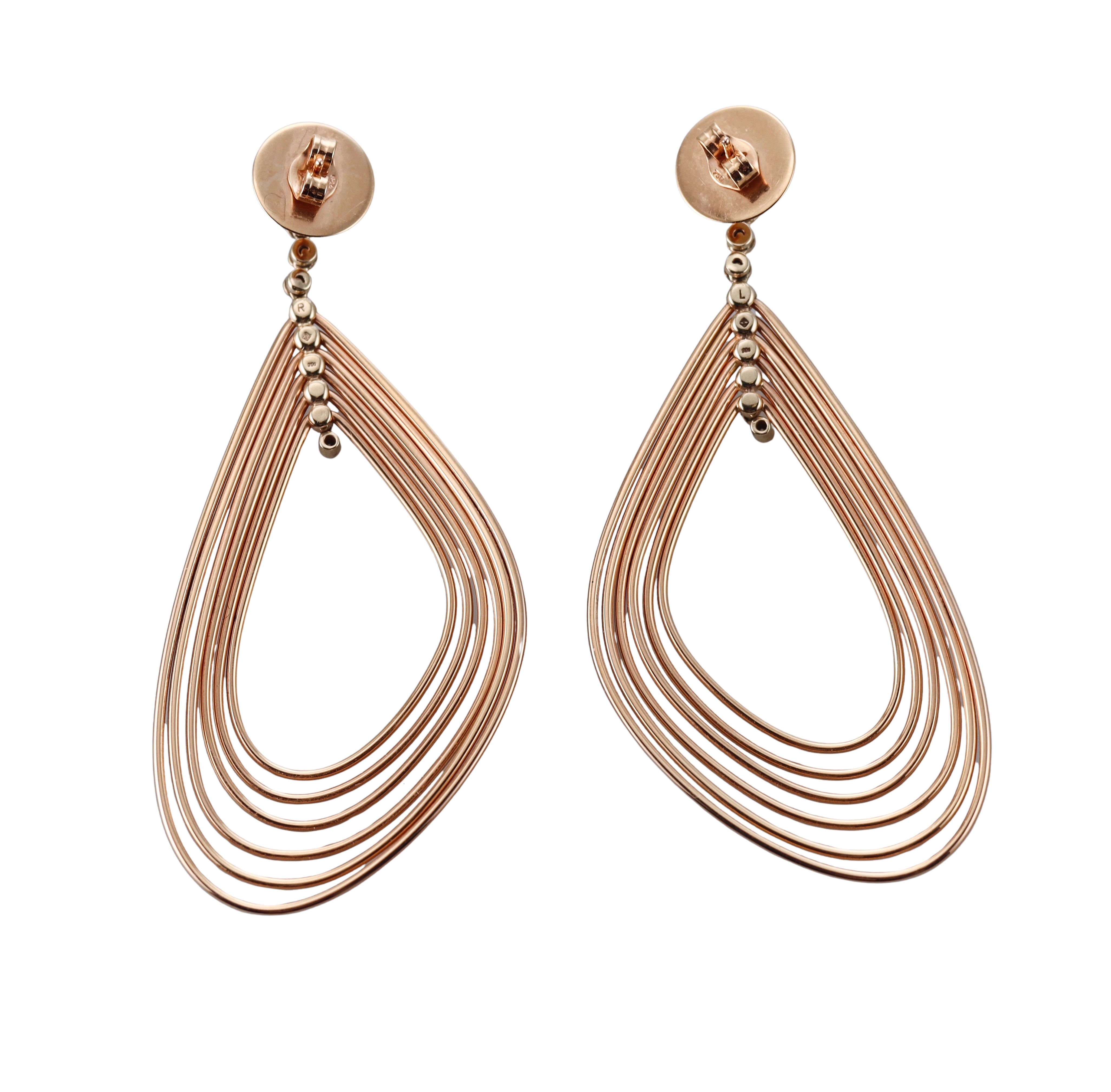 H. Stern Iris Noble Gold Diamond Earrings