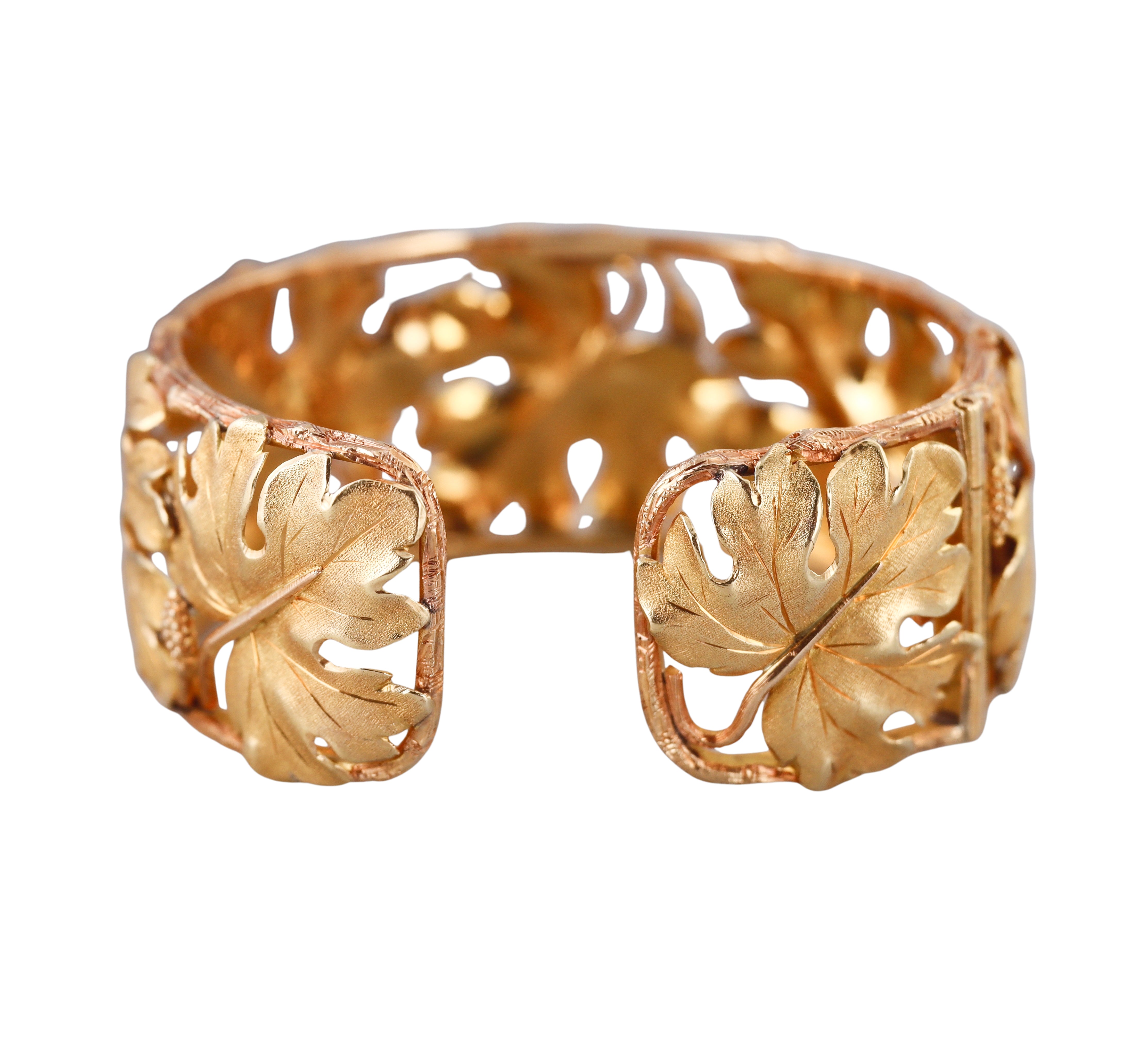 Buccellati Gold Leaf Cuff Bracelet