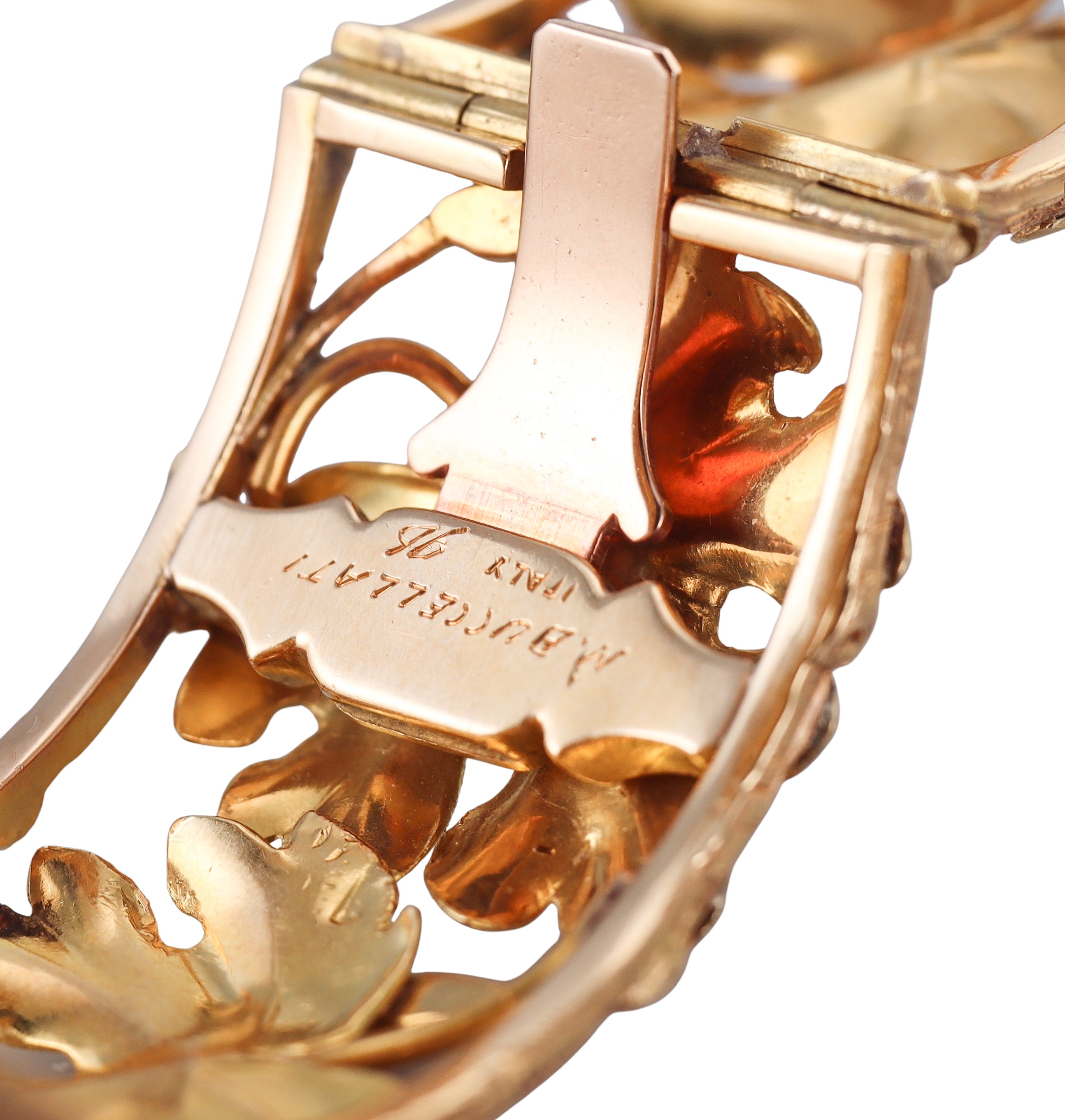 Buccellati Gold Leaf Cuff Bracelet