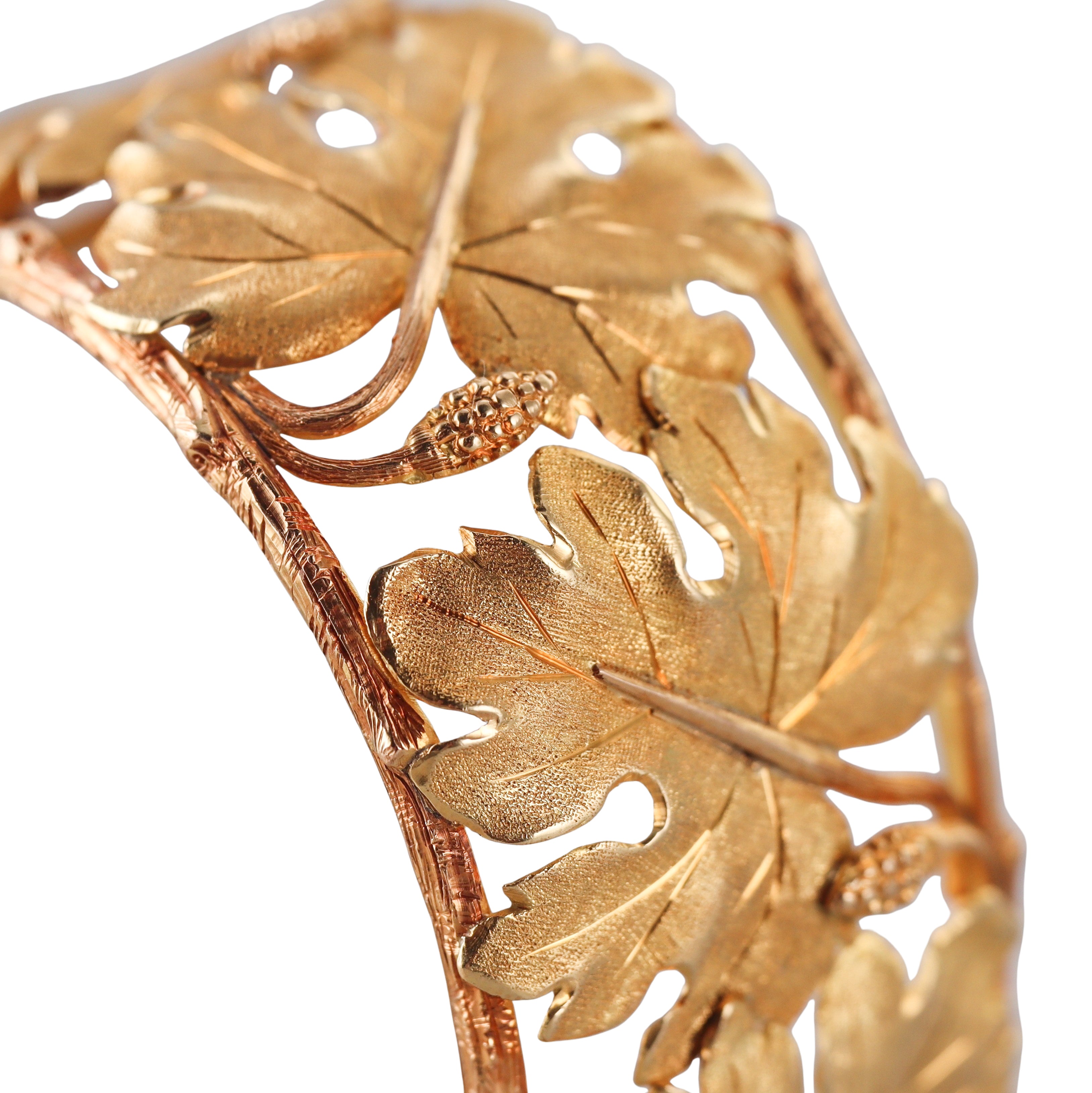 Buccellati Gold Leaf Cuff Bracelet