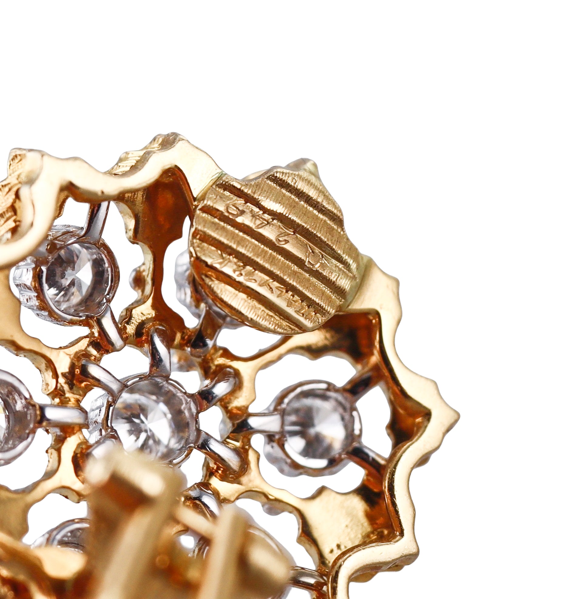 Buccellati Gold Diamond Earrings