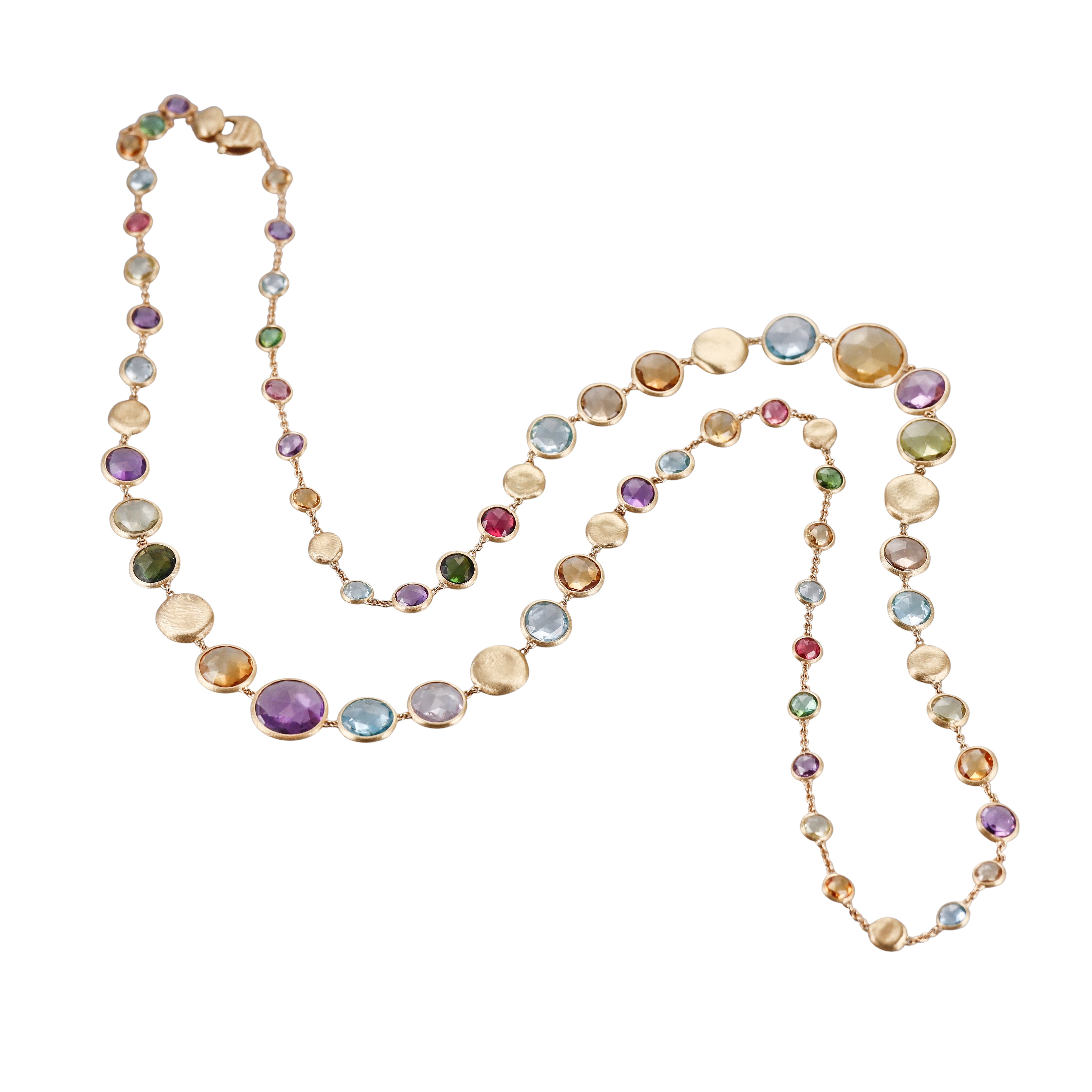 Marco Bicego Jaipur Multi Gemstone Gold Large Necklace
