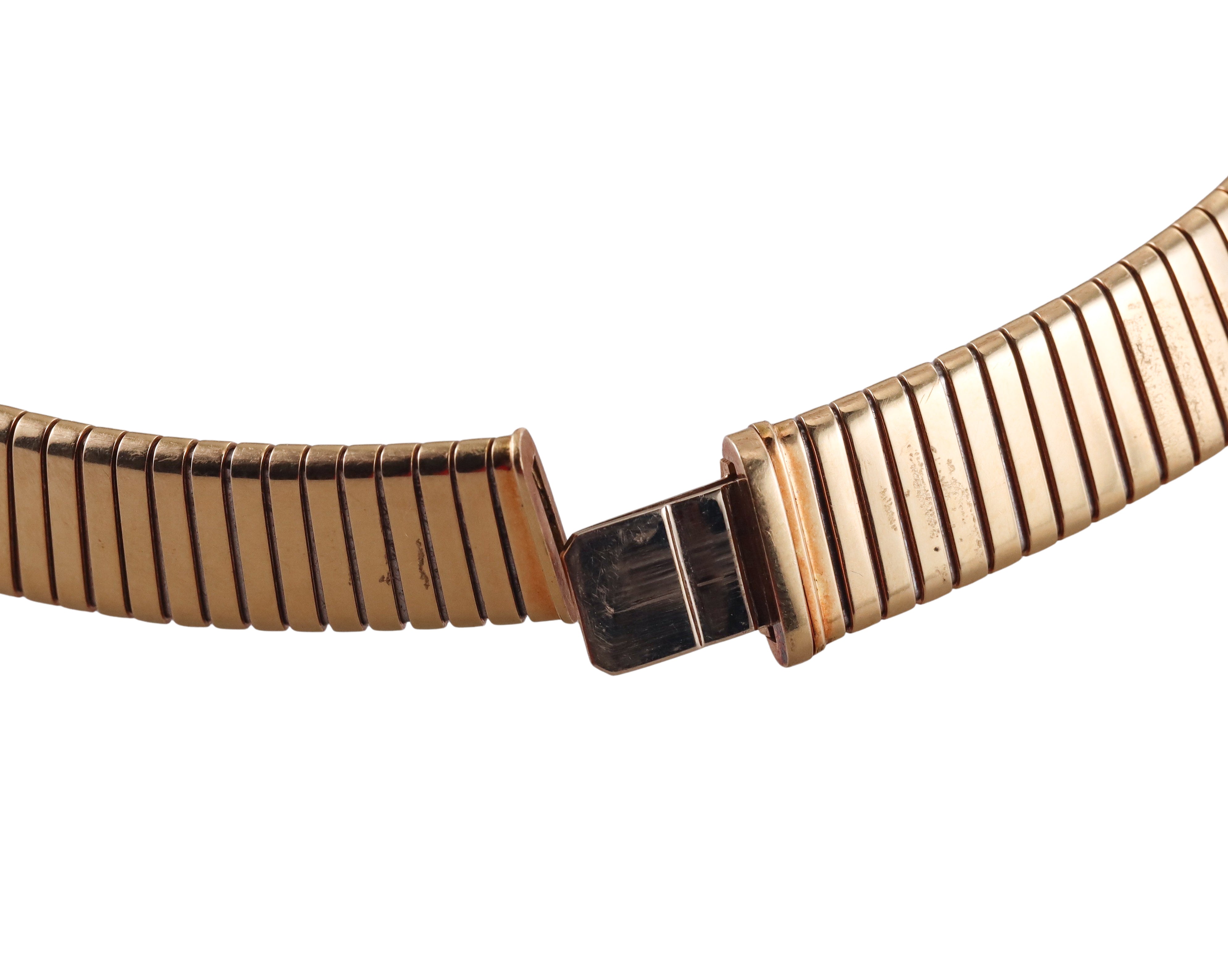 Bulgari Tubogas Gold Necklace