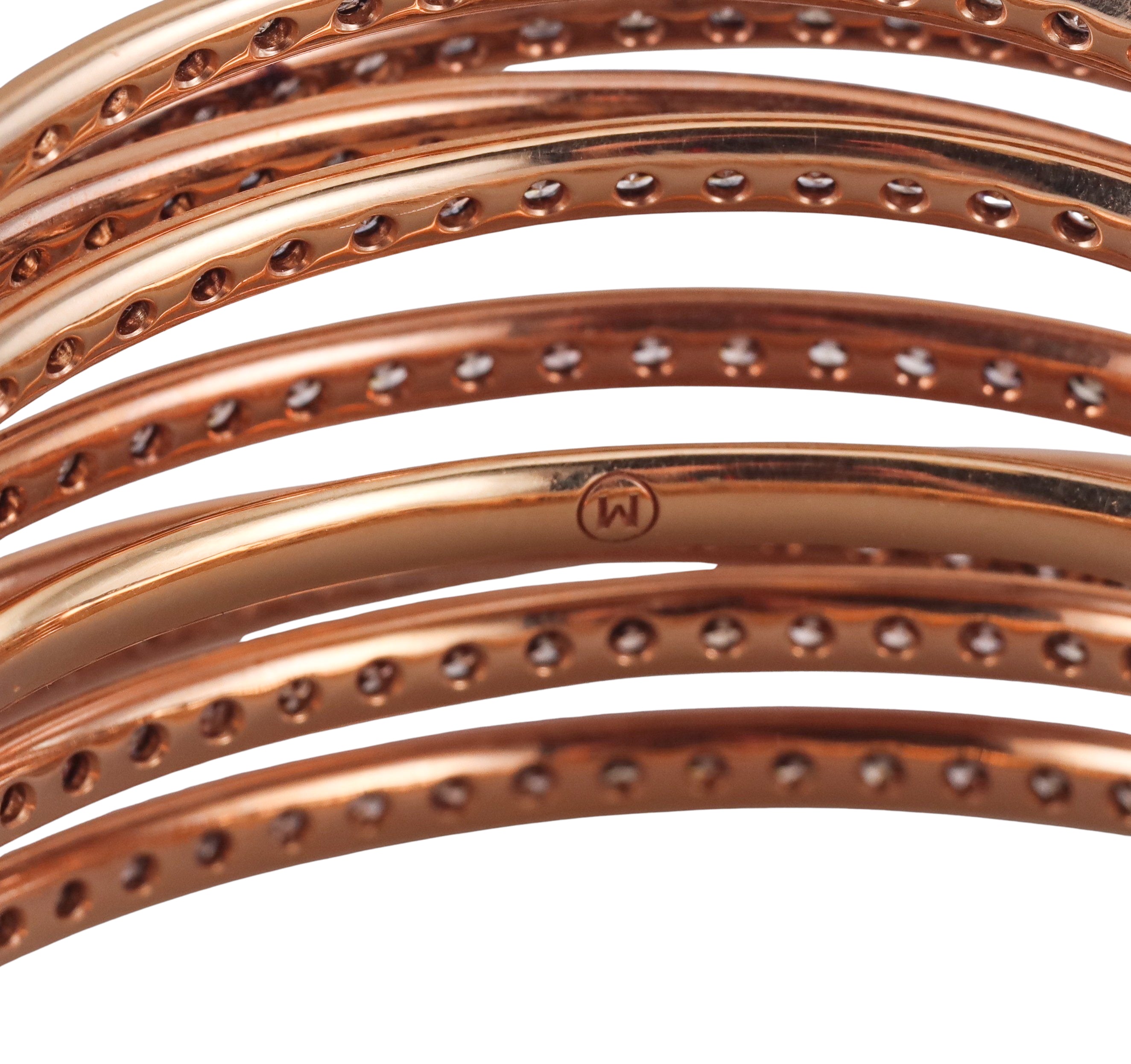 De Grisogono 30.25ctw Fancy Diamond Gold Allegra Bracelet