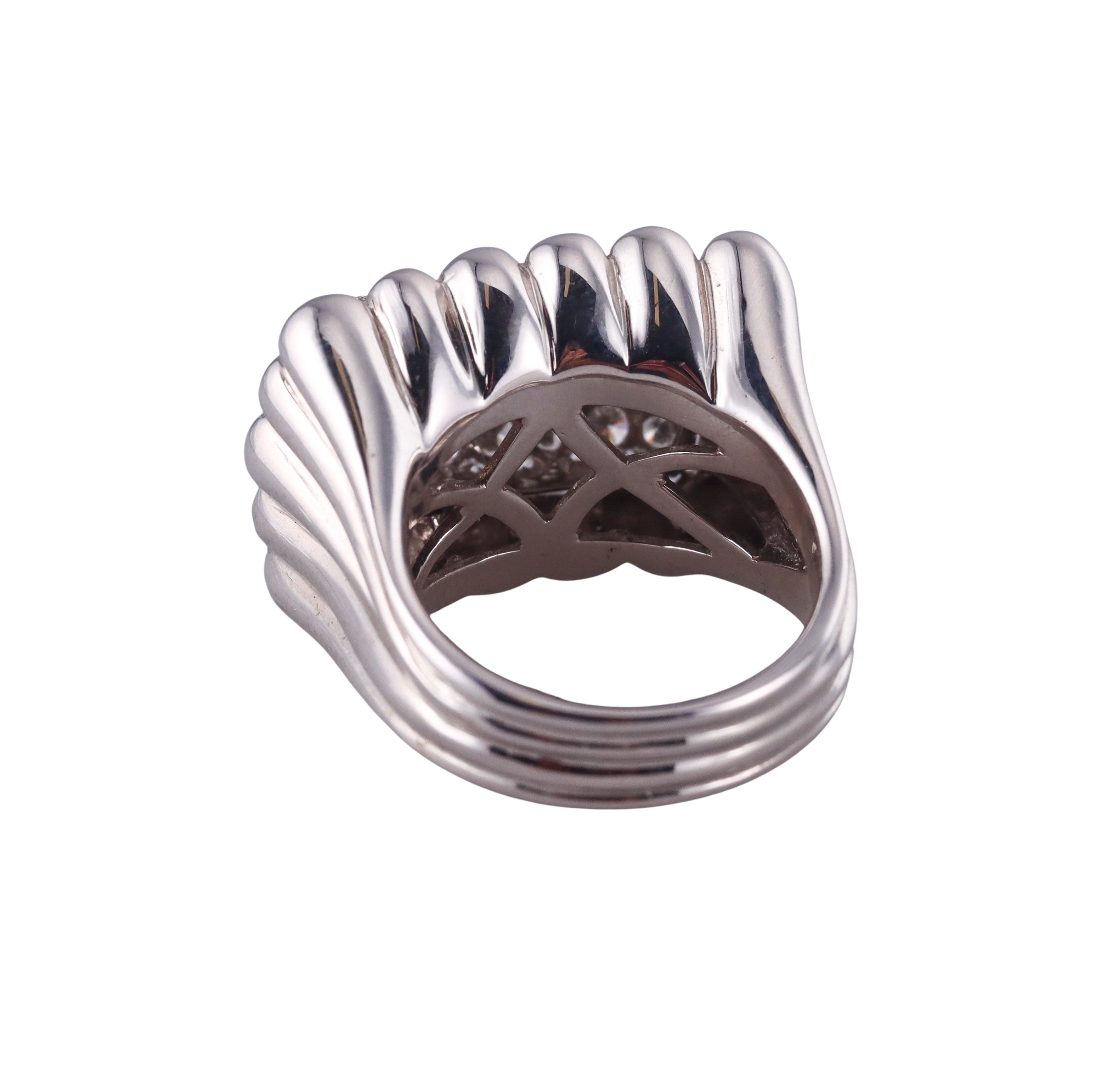 Damiani 2.15ctw Diamond White Gold Ring