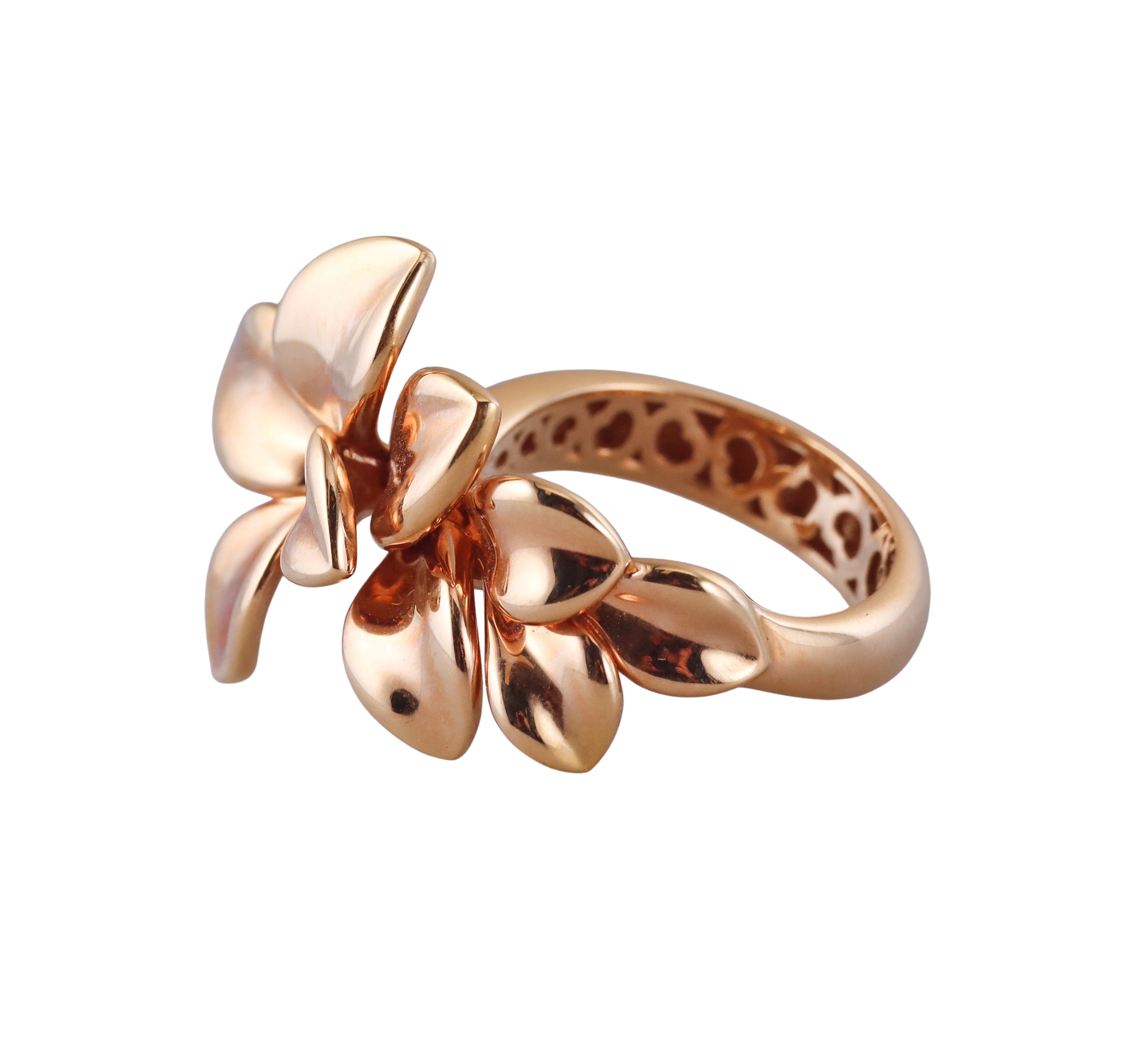 Pasquale Bruni Rose Gold Giardini Segreti Flower Ring