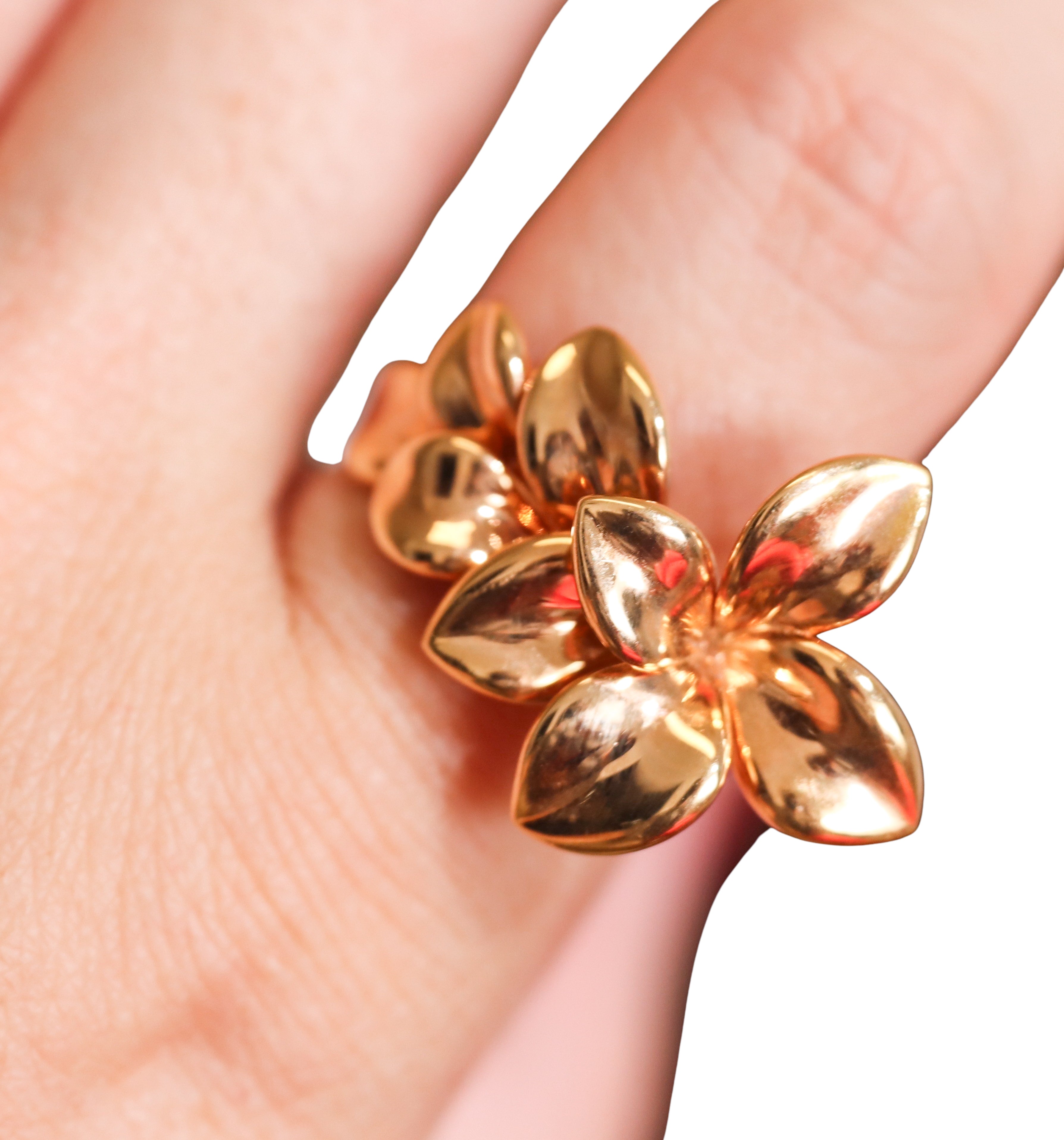 Pasquale Bruni Rose Gold Giardini Segreti Flower Ring