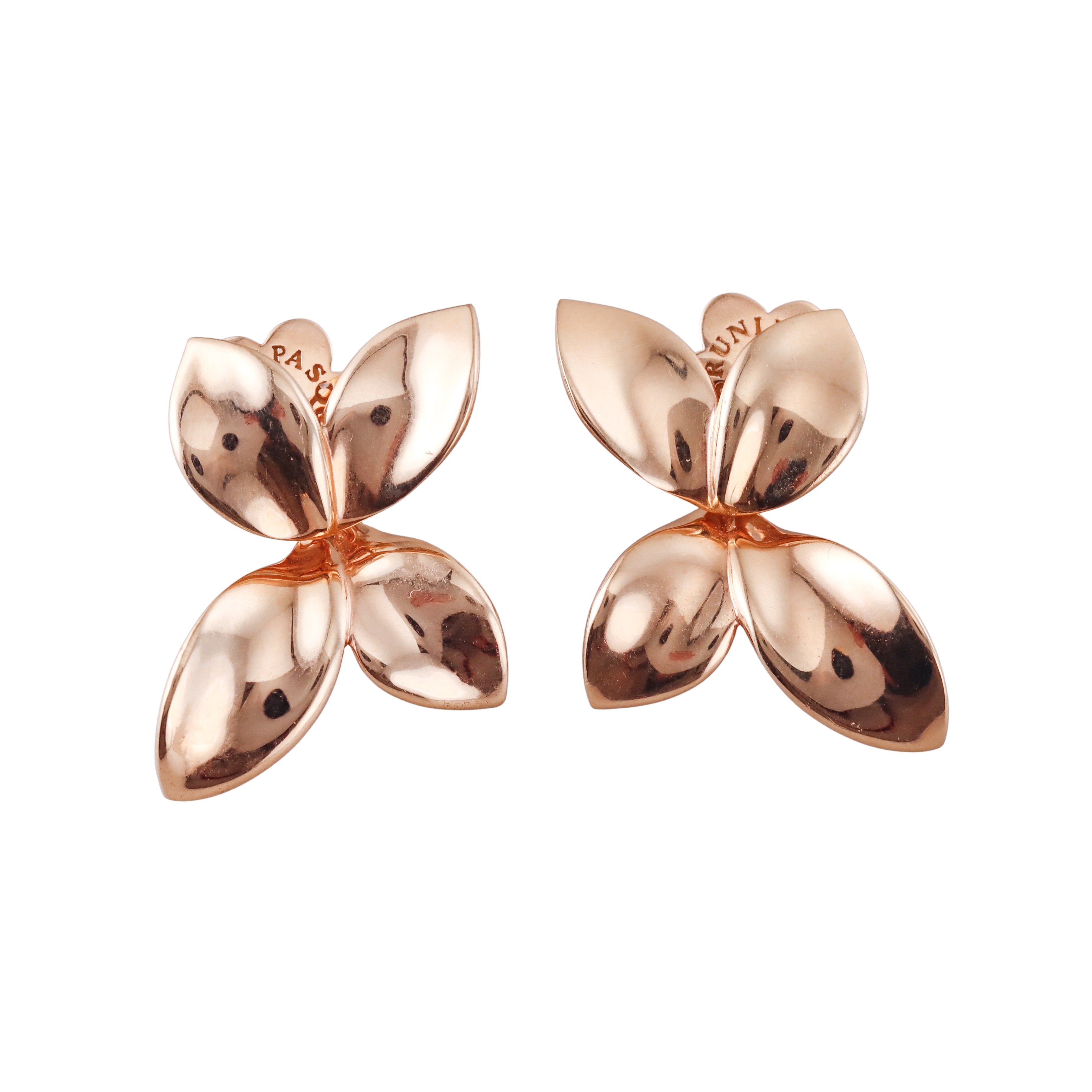 Pasquale Bruni Giardini Segreti Rose Gold Flower Earrings