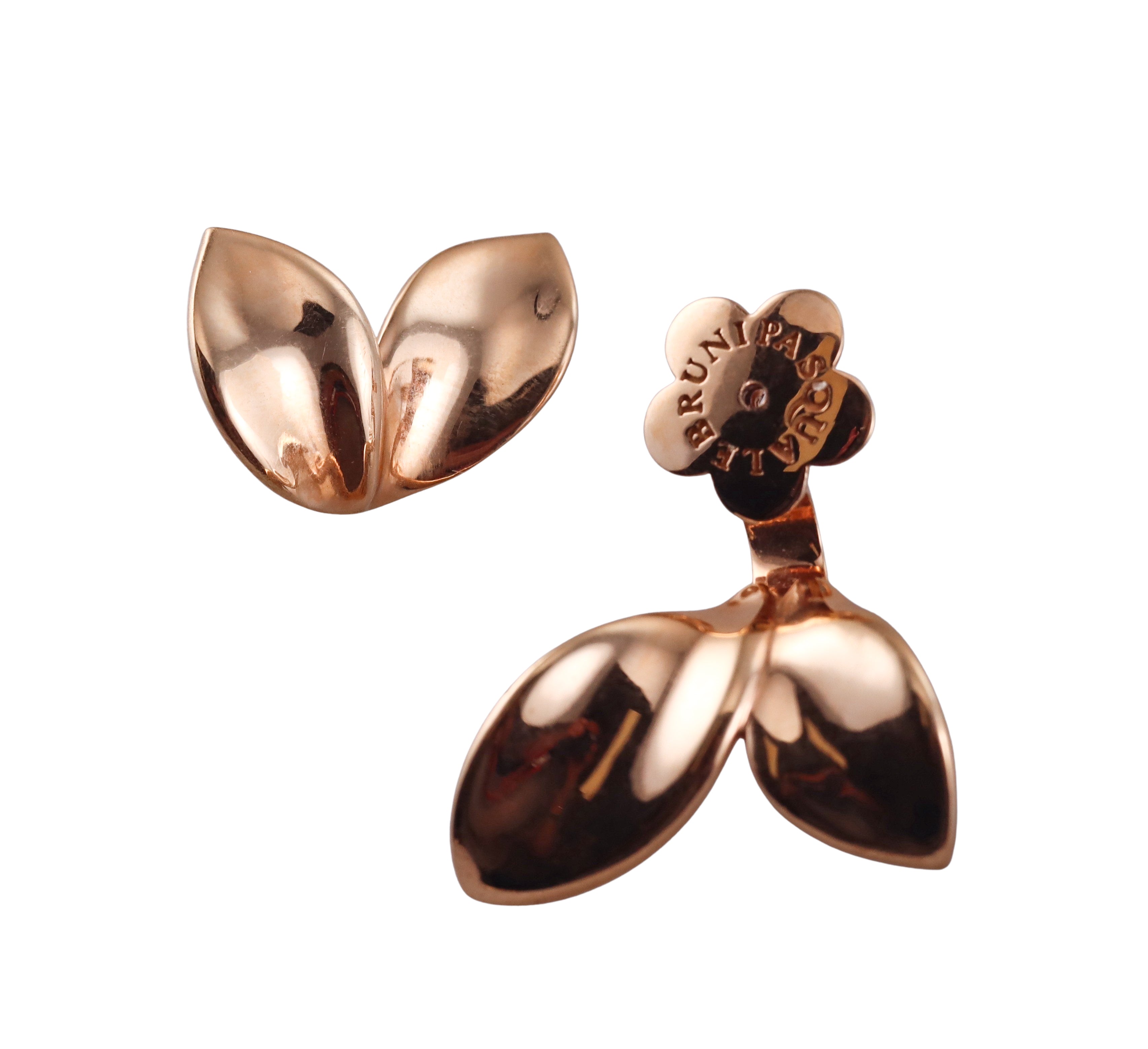 Pasquale Bruni Giardini Segreti Rose Gold Flower Earrings