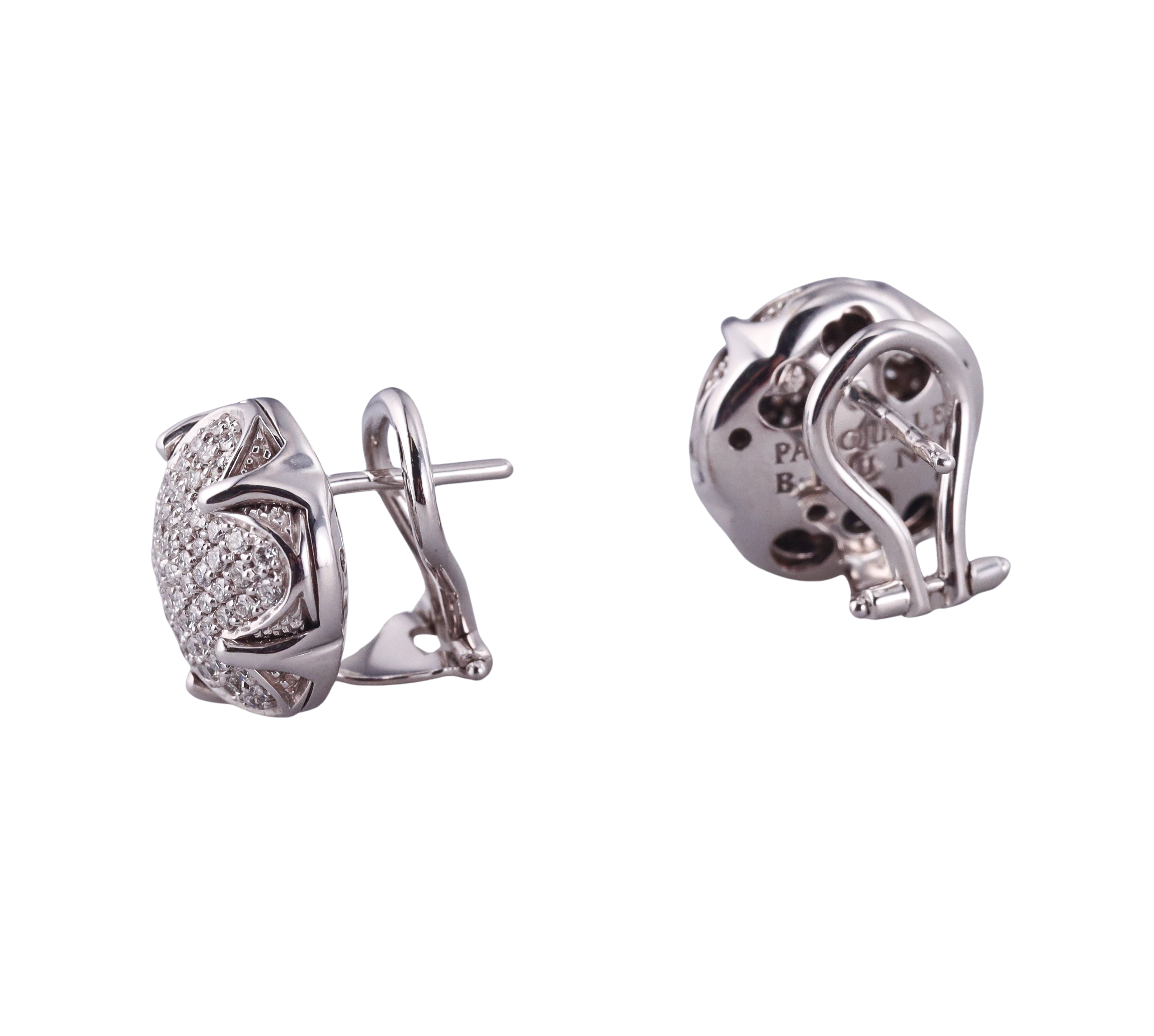 Pasquale Bruni Diamond White Gold Earrings