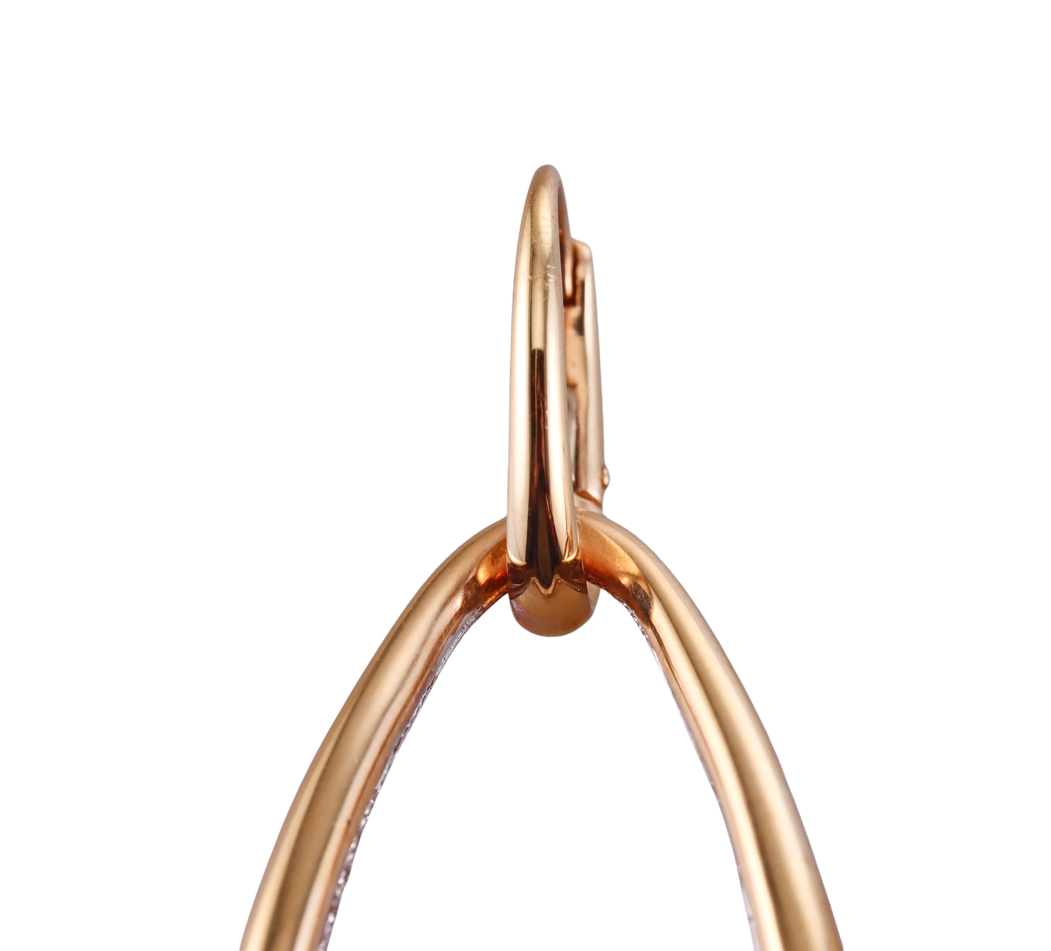Pomellato Fantina Rose Gold Diamond Earrings