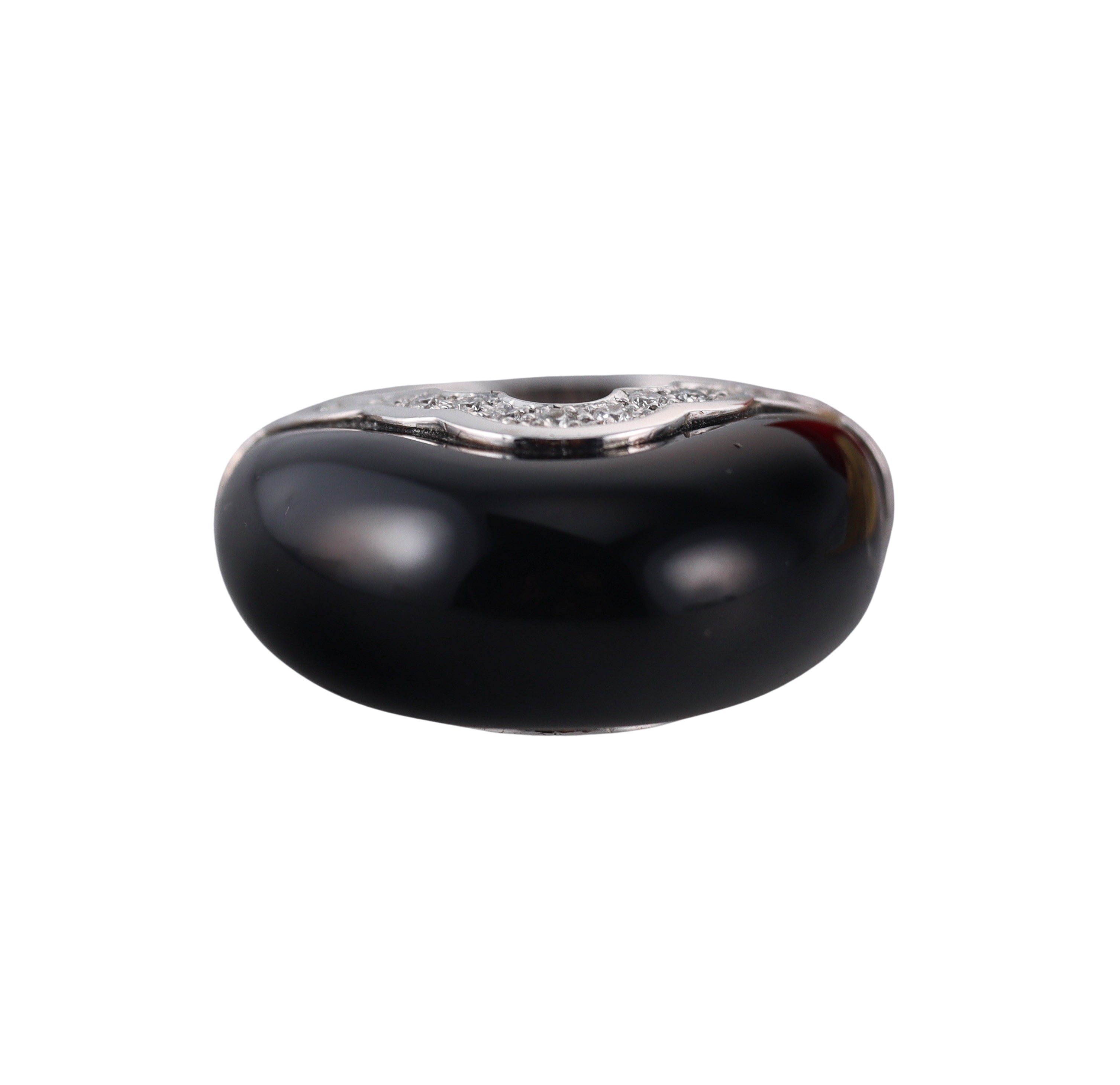 Carrera y Carrera Palaciosde Diamond Onyx Gold Ring