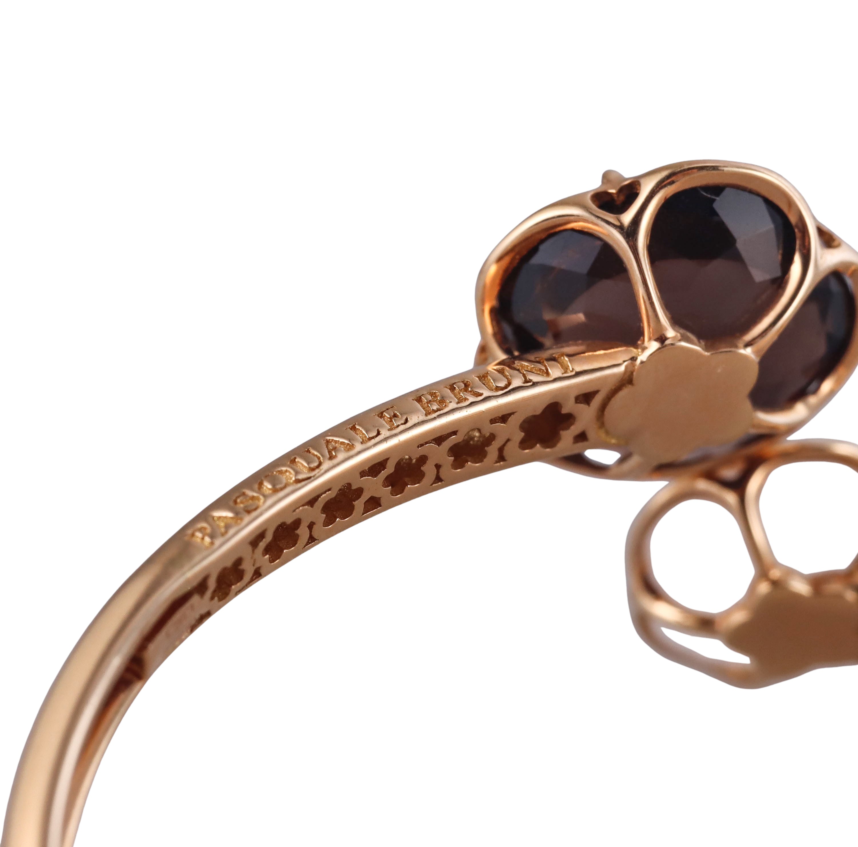 Pasquale Bruni Rose Gold Diamond Quartz Bypass Bracelet