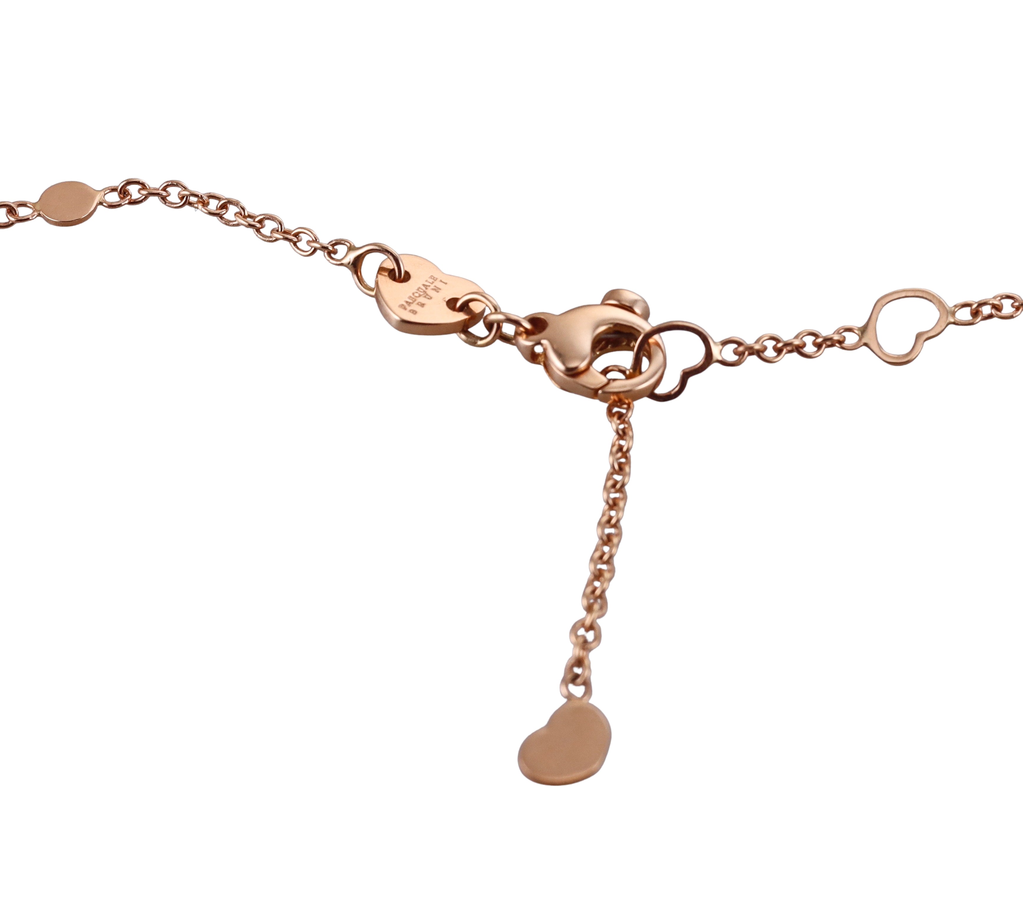 Pasquale Bruni Rose Gold Leaf Pendant Necklace